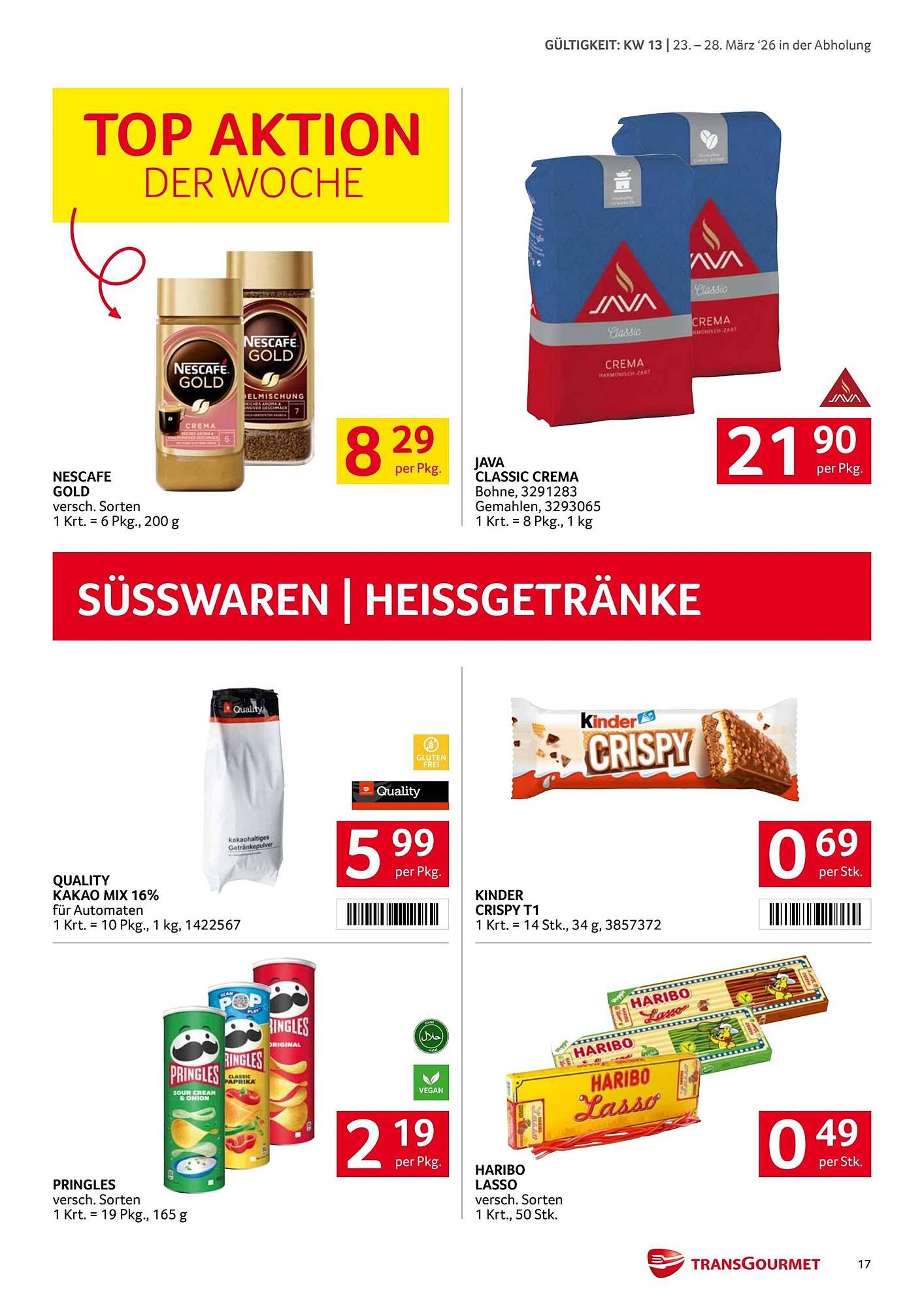 Transgourmet Flugblatt