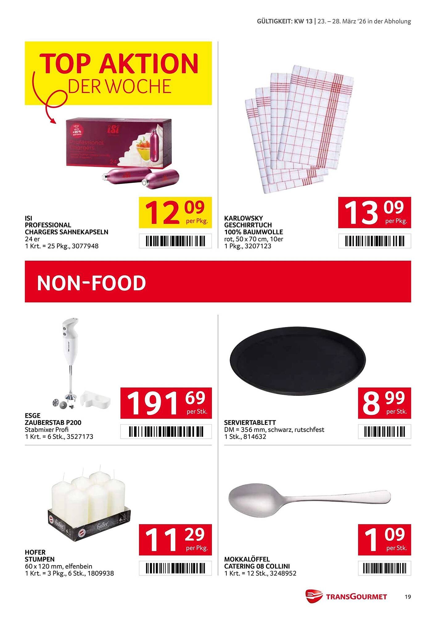 Transgourmet Flugblatt