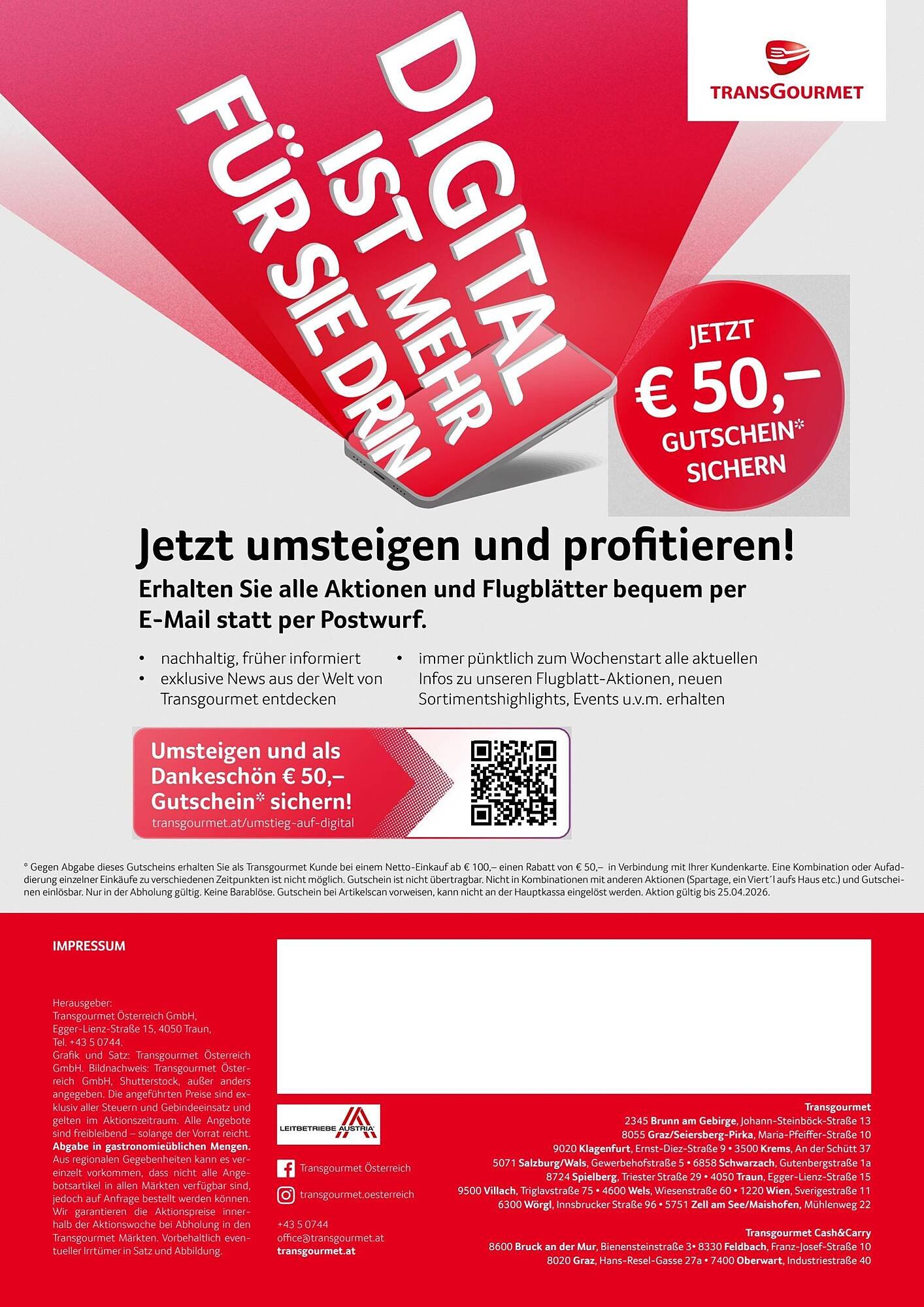 Transgourmet Flugblatt