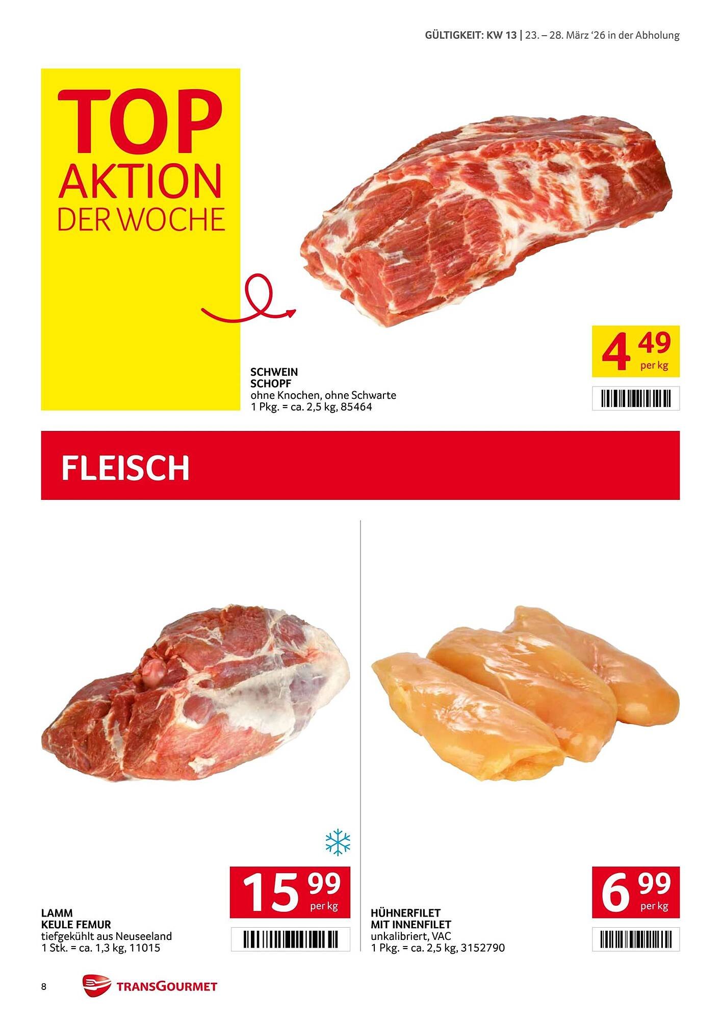 Transgourmet Flugblatt