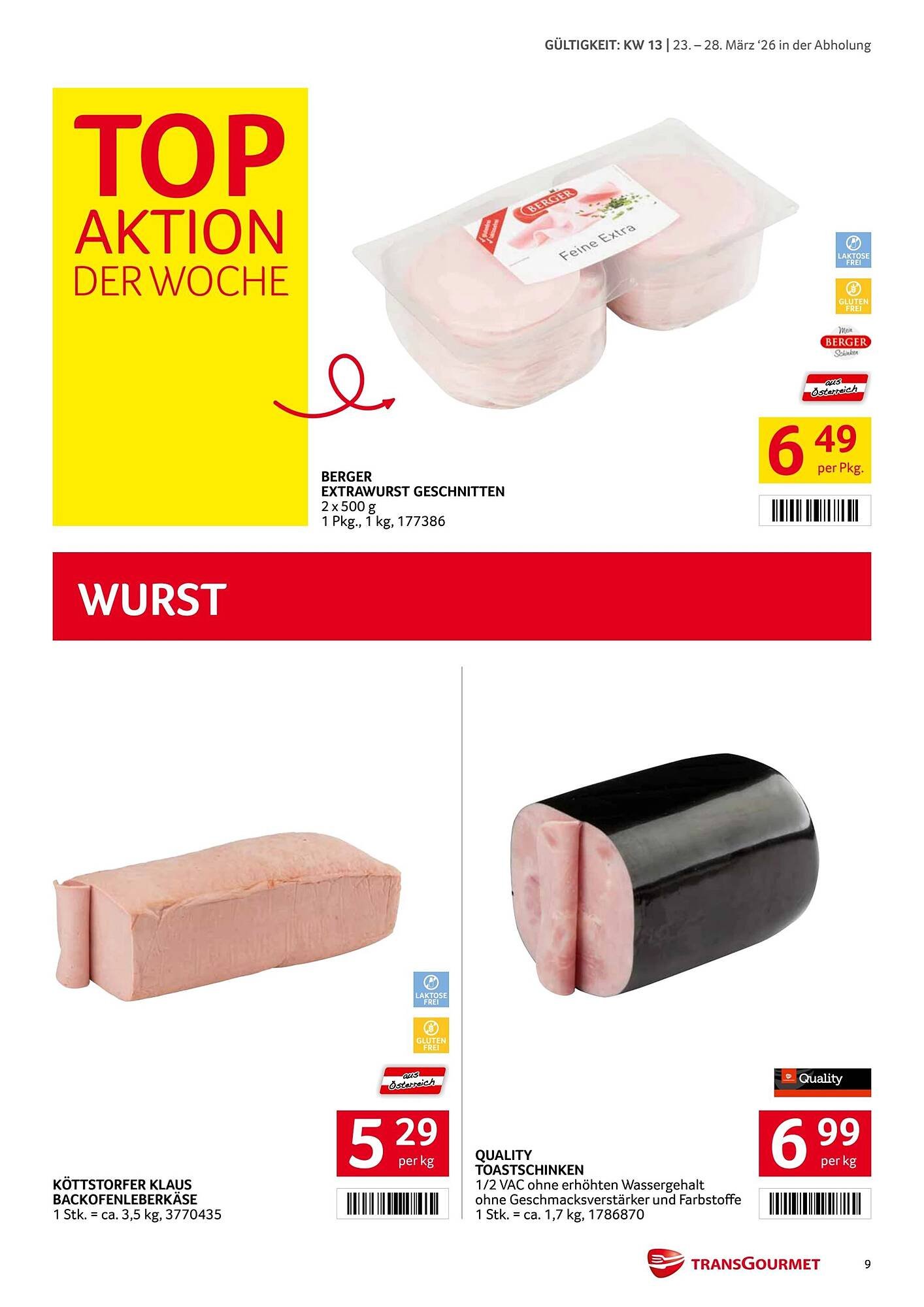 Transgourmet Flugblatt