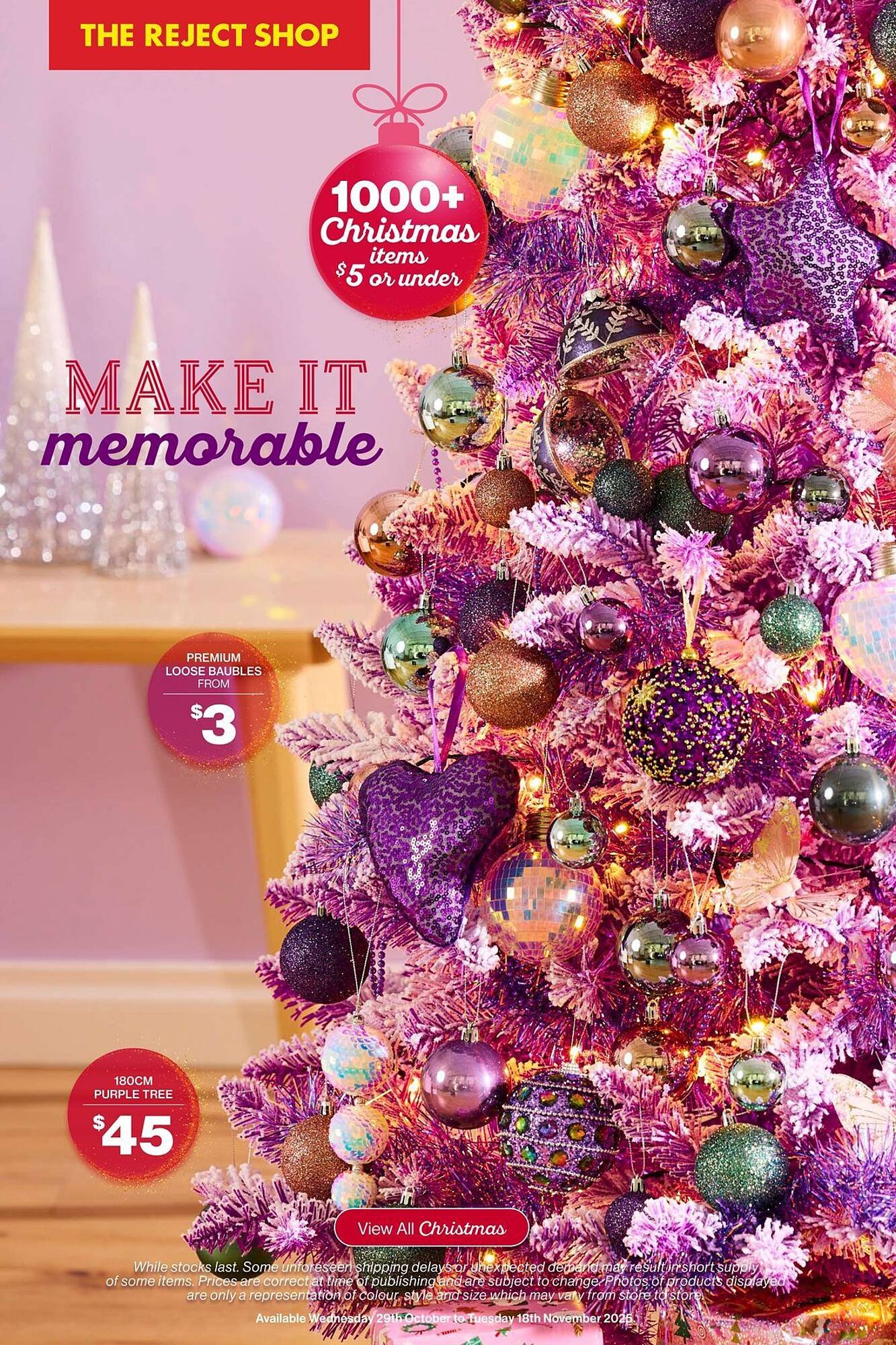 The Reject Shop catalogue (2025-10-29 - 2025-11-18) | 1