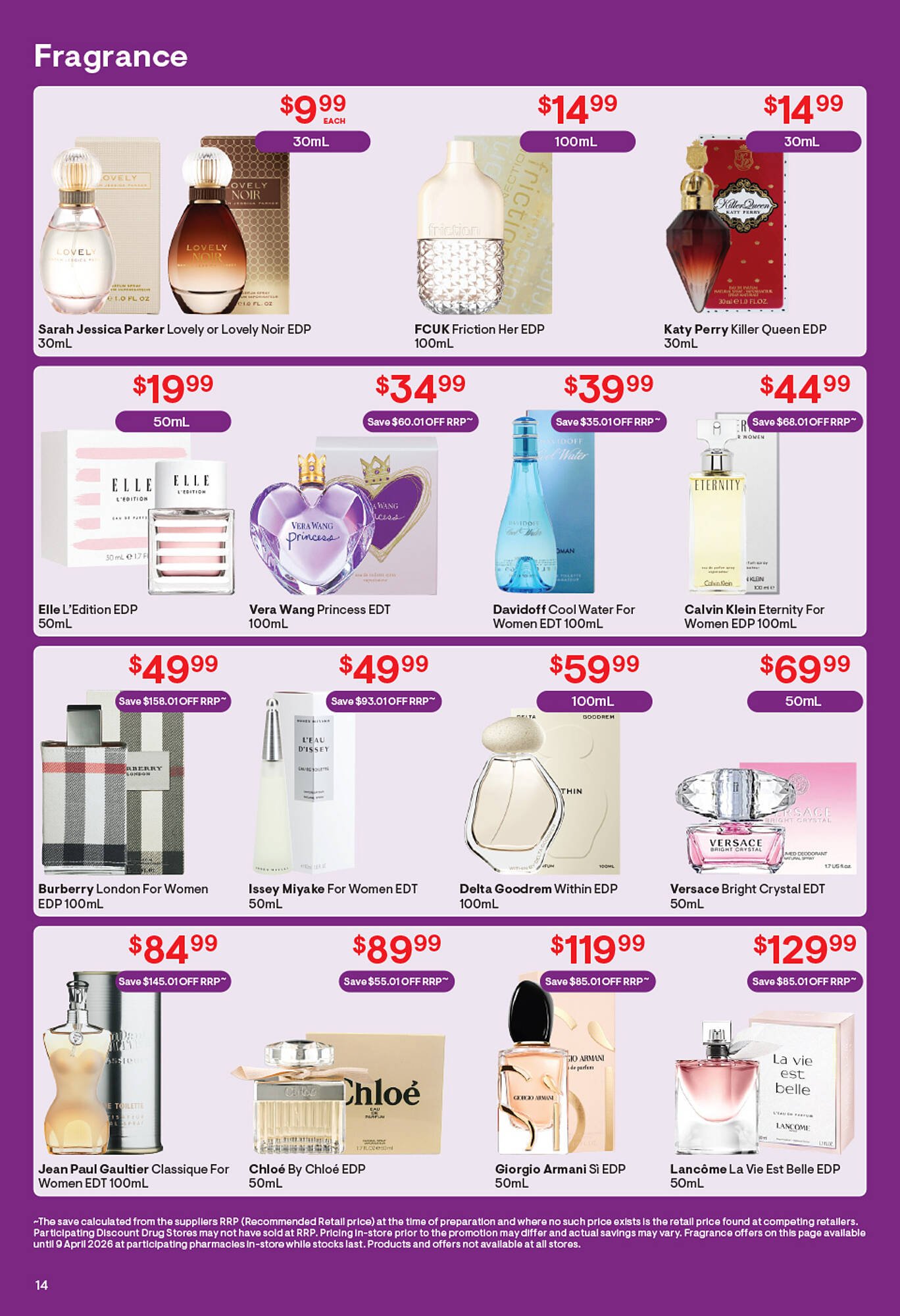 Discount Drug Stores catalogue (2026-03-19 - 2026-04-09) | 14