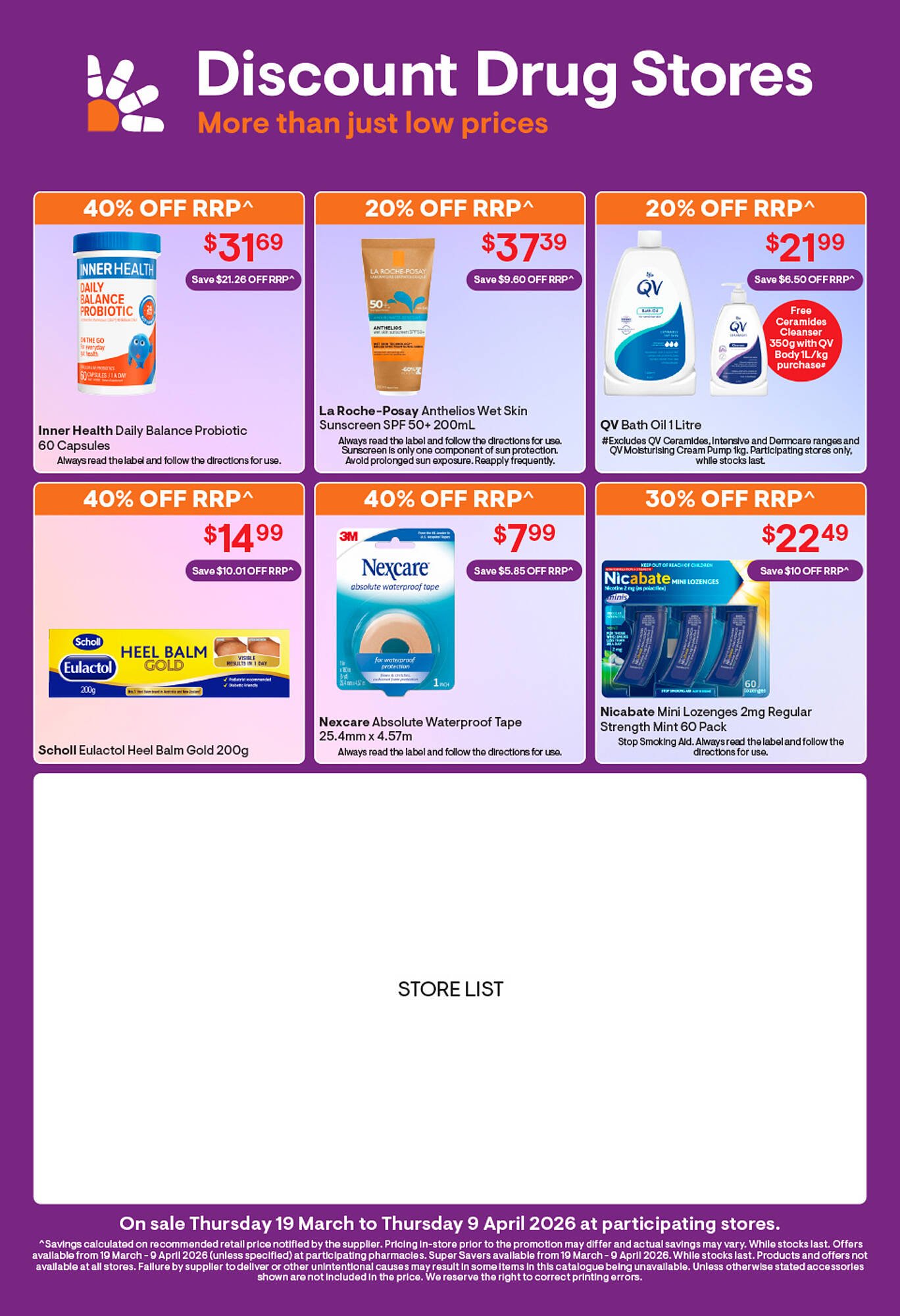Discount Drug Stores catalogue (2026-03-19 - 2026-04-09) | 16