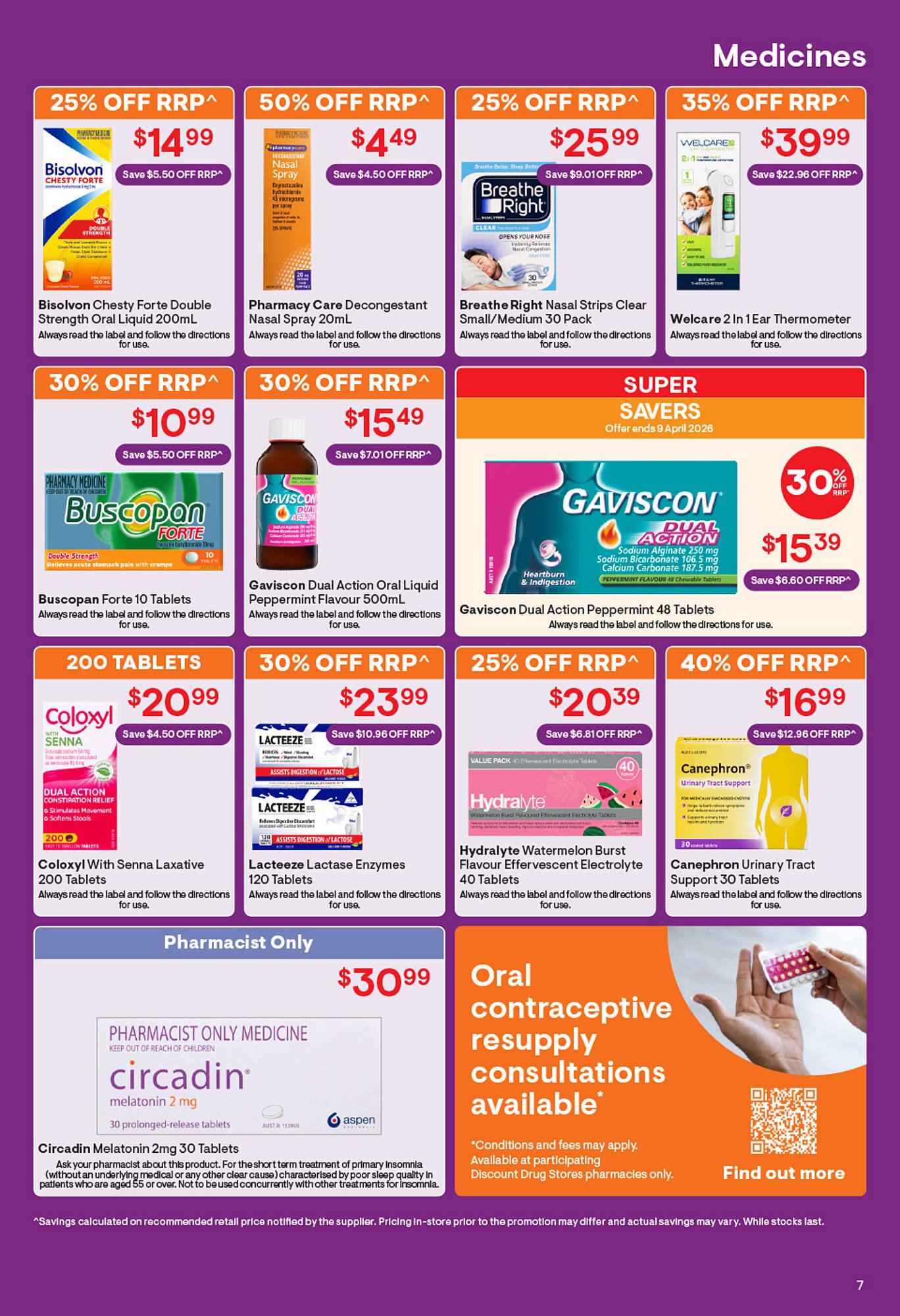 Discount Drug Stores catalogue (2026-03-19 - 2026-04-09) | 7