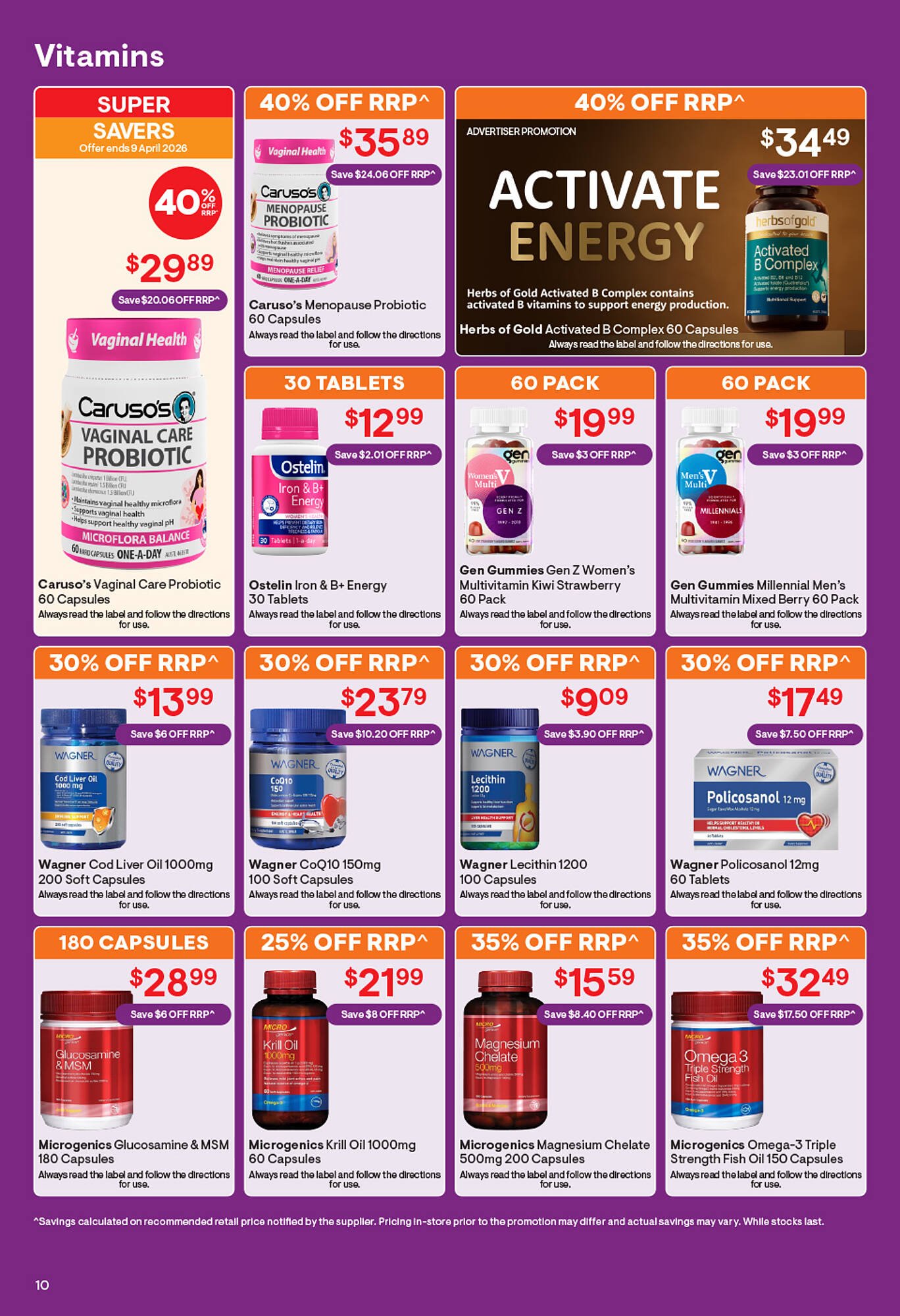 Discount Drug Stores catalogue (2026-03-19 - 2026-04-09) | 10