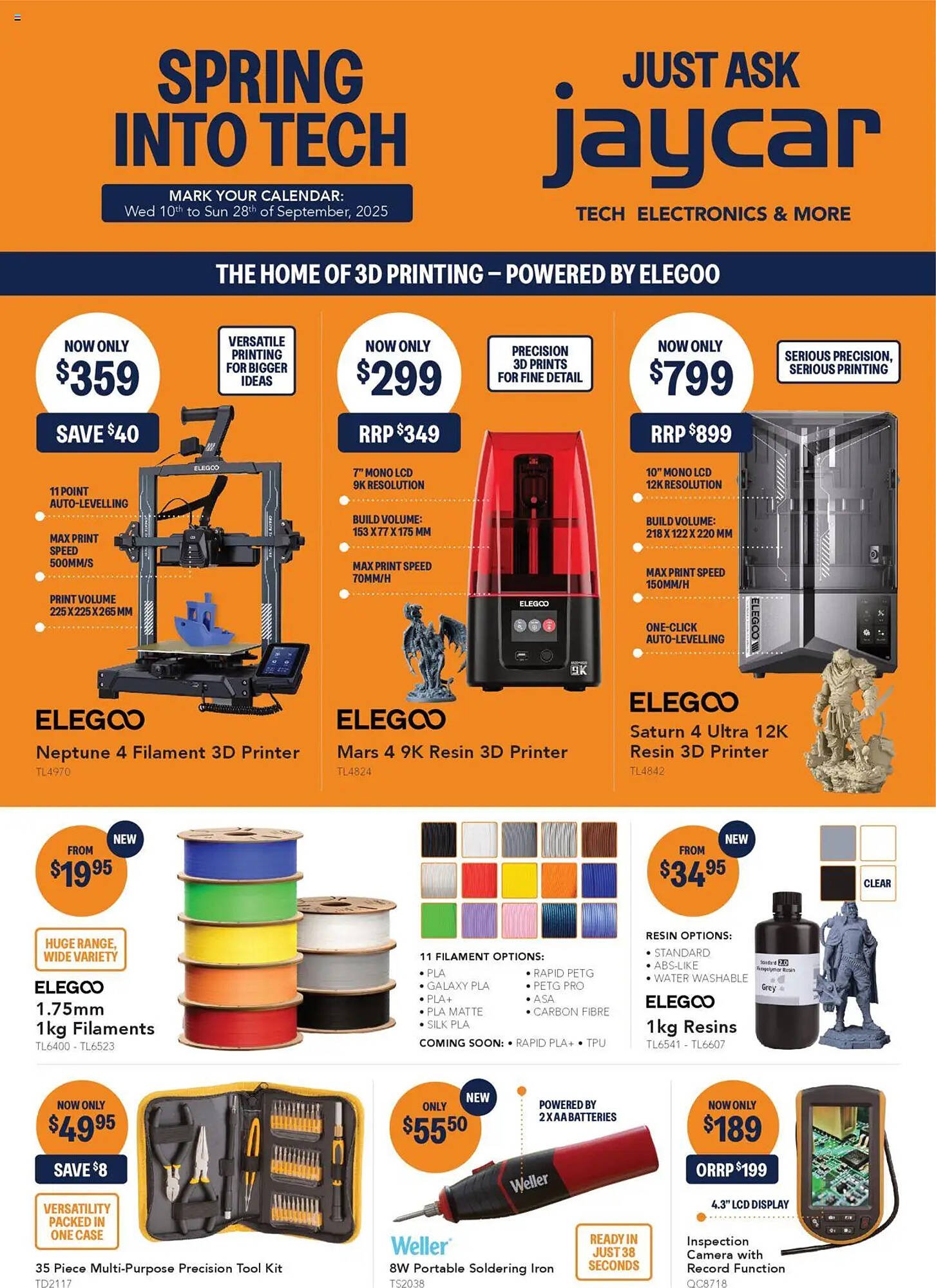 Jaycar Electronics catalogue (2025-09-09 - 2025-09-28) | 1