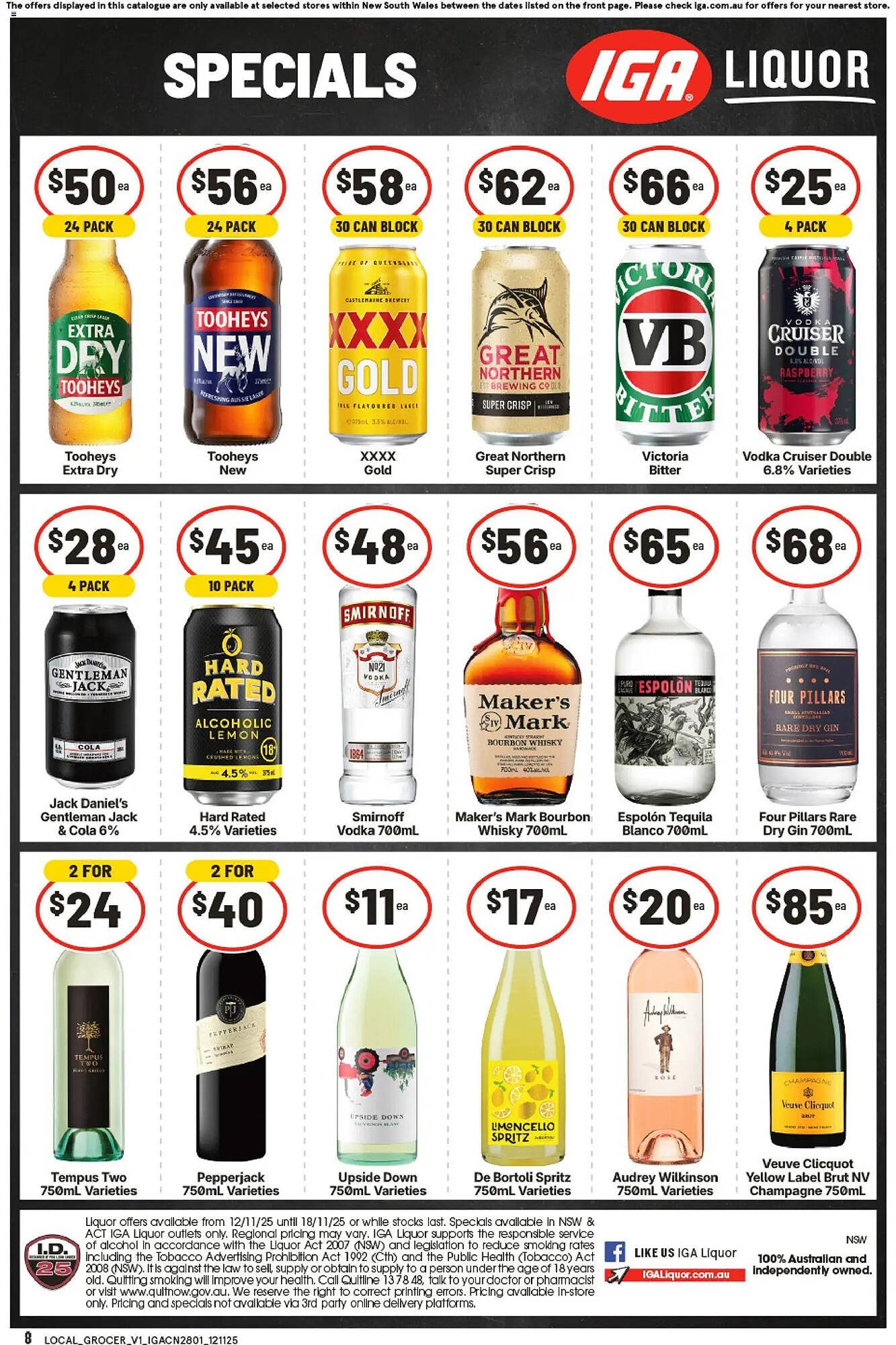 IGA catalogue (2025-11-12 - 2025-11-18) | 2