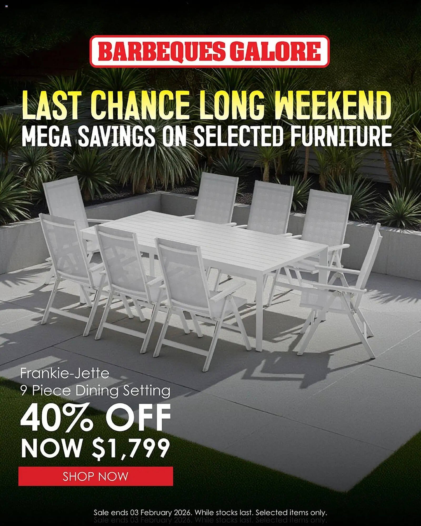 Barbeques Galore catalogue (2026-01-27 - 2026-02-03) | 3