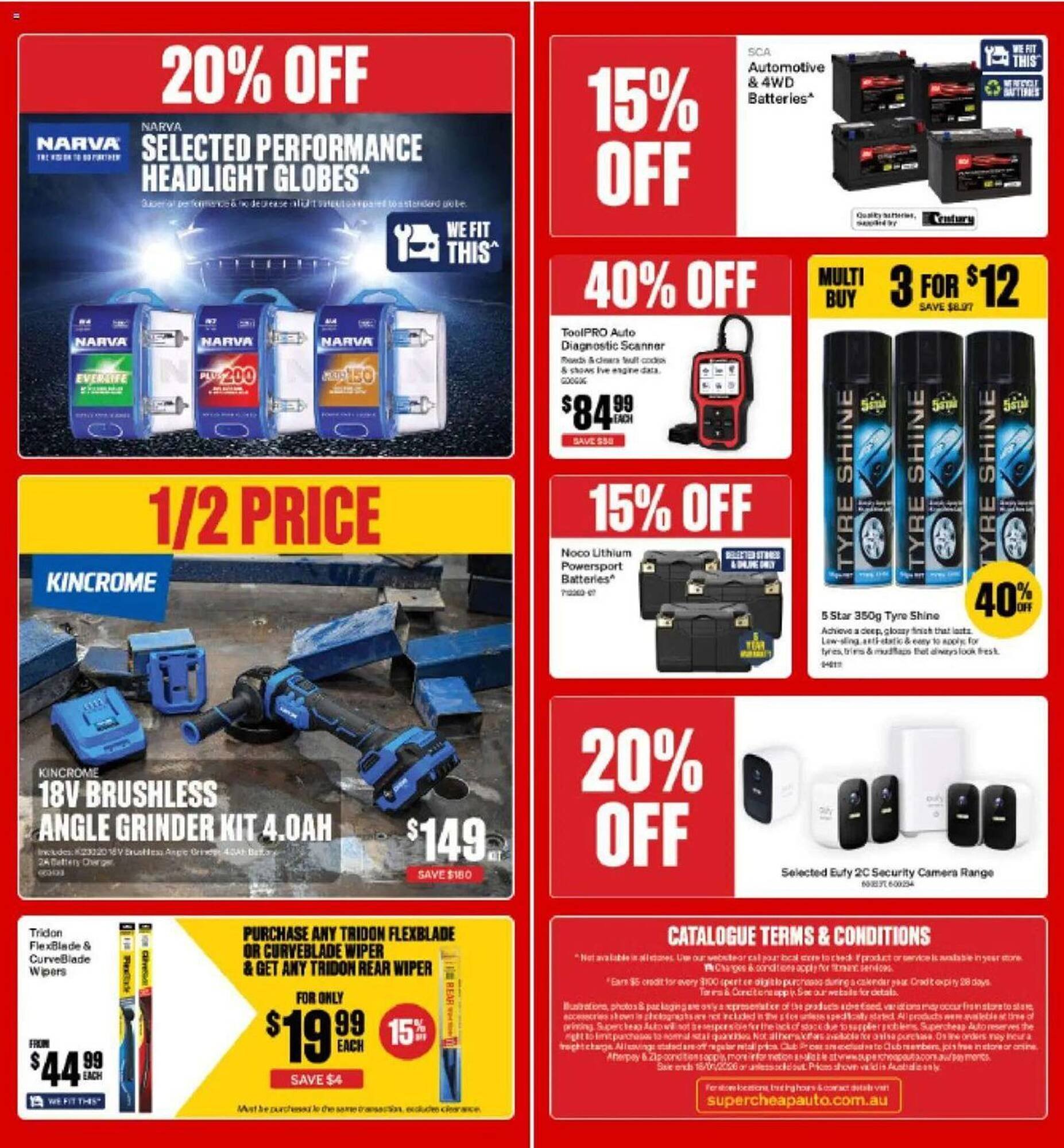 SuperCheap Auto catalogue (2026-01-02 - 2026-01-18) | 2
