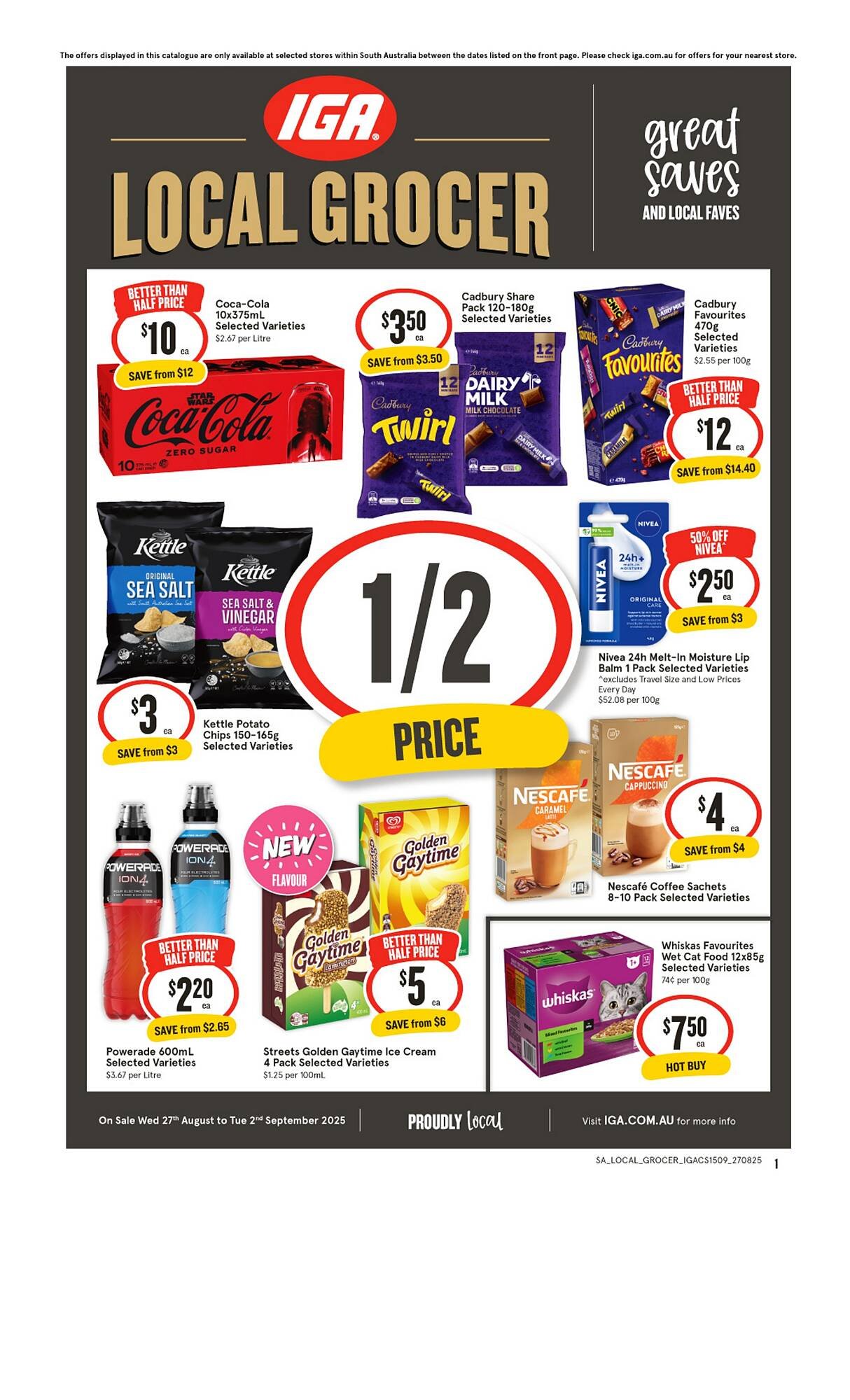 IGA catalogue (2025-08-27 - 2025-09-02) | 1