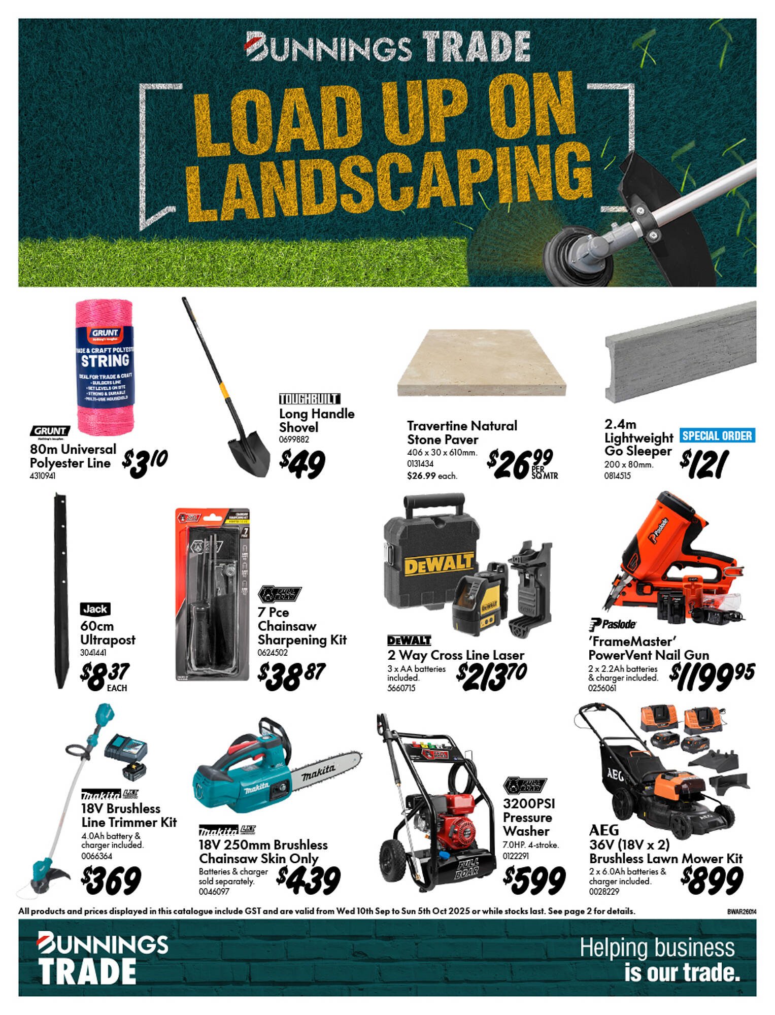 Bunnings catalogue (2025-09-10 - 2025-10-05) | 1