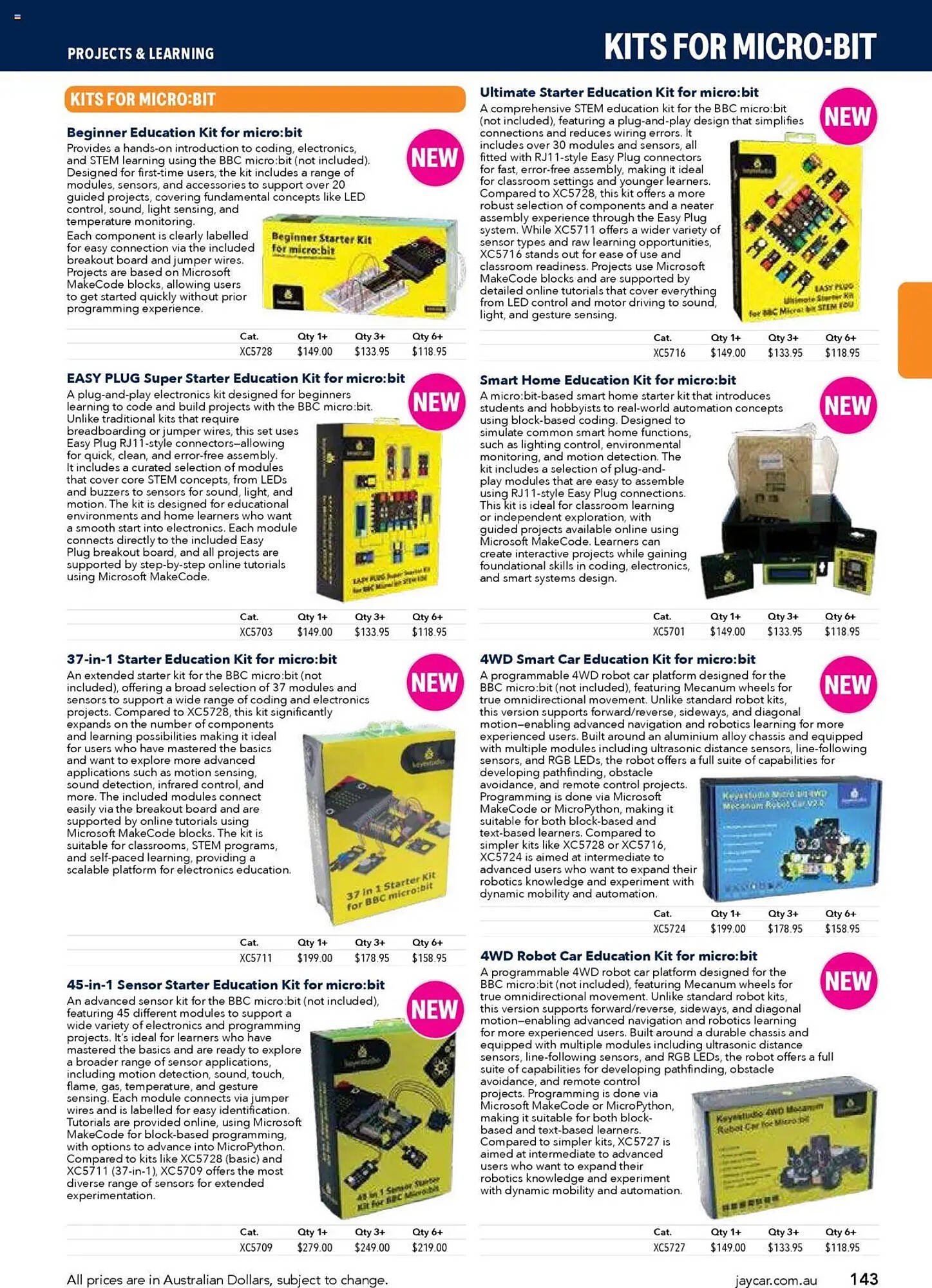 Jaycar Electronics catalogue (2025-07-08 - 2026-07-09)