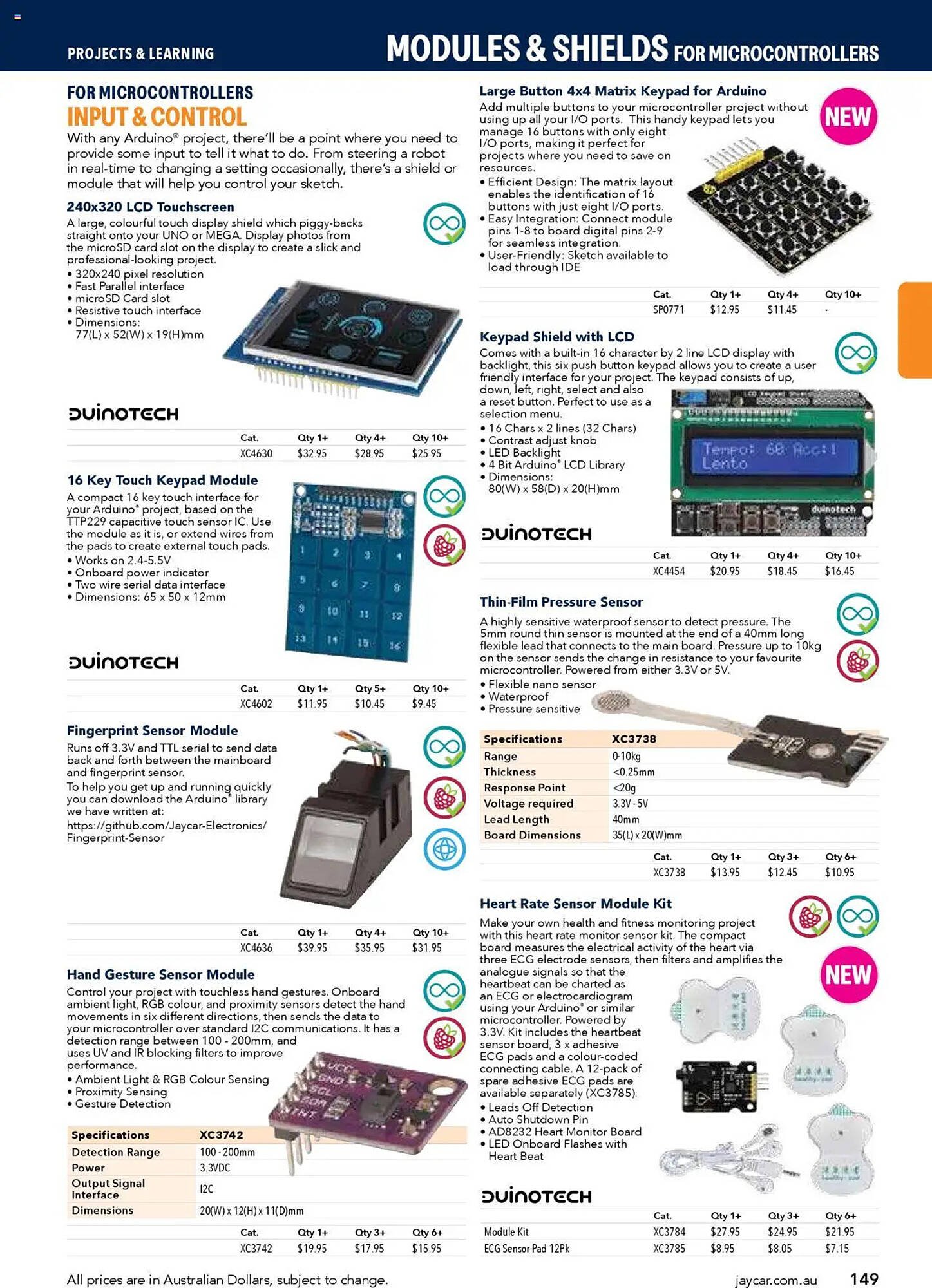 Jaycar Electronics catalogue (2025-07-08 - 2026-07-09)