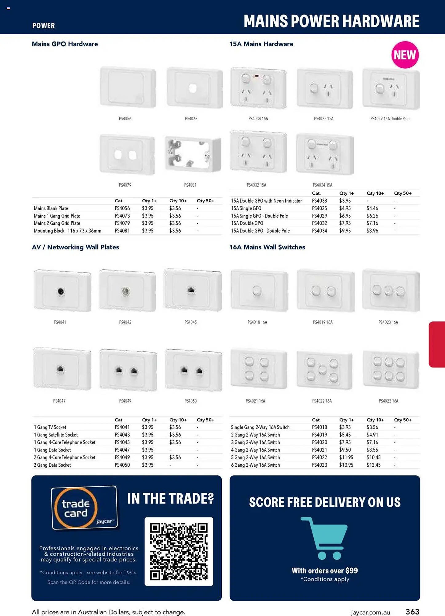 Jaycar Electronics catalogue (2025-07-08 - 2026-07-09)
