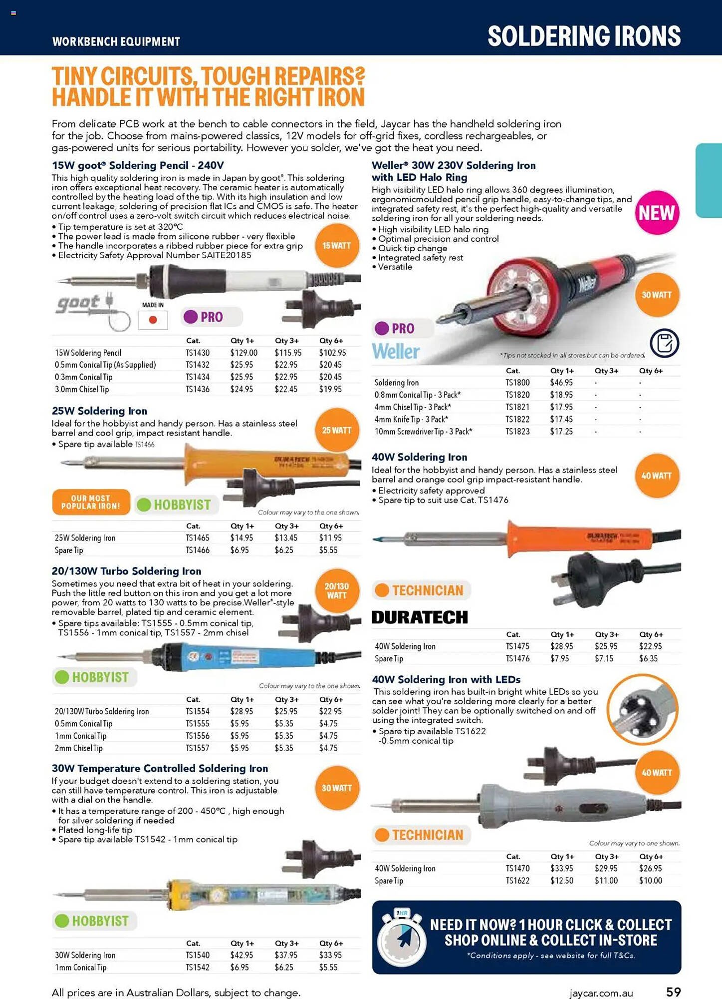 Jaycar Electronics catalogue (2025-07-08 - 2026-07-09)
