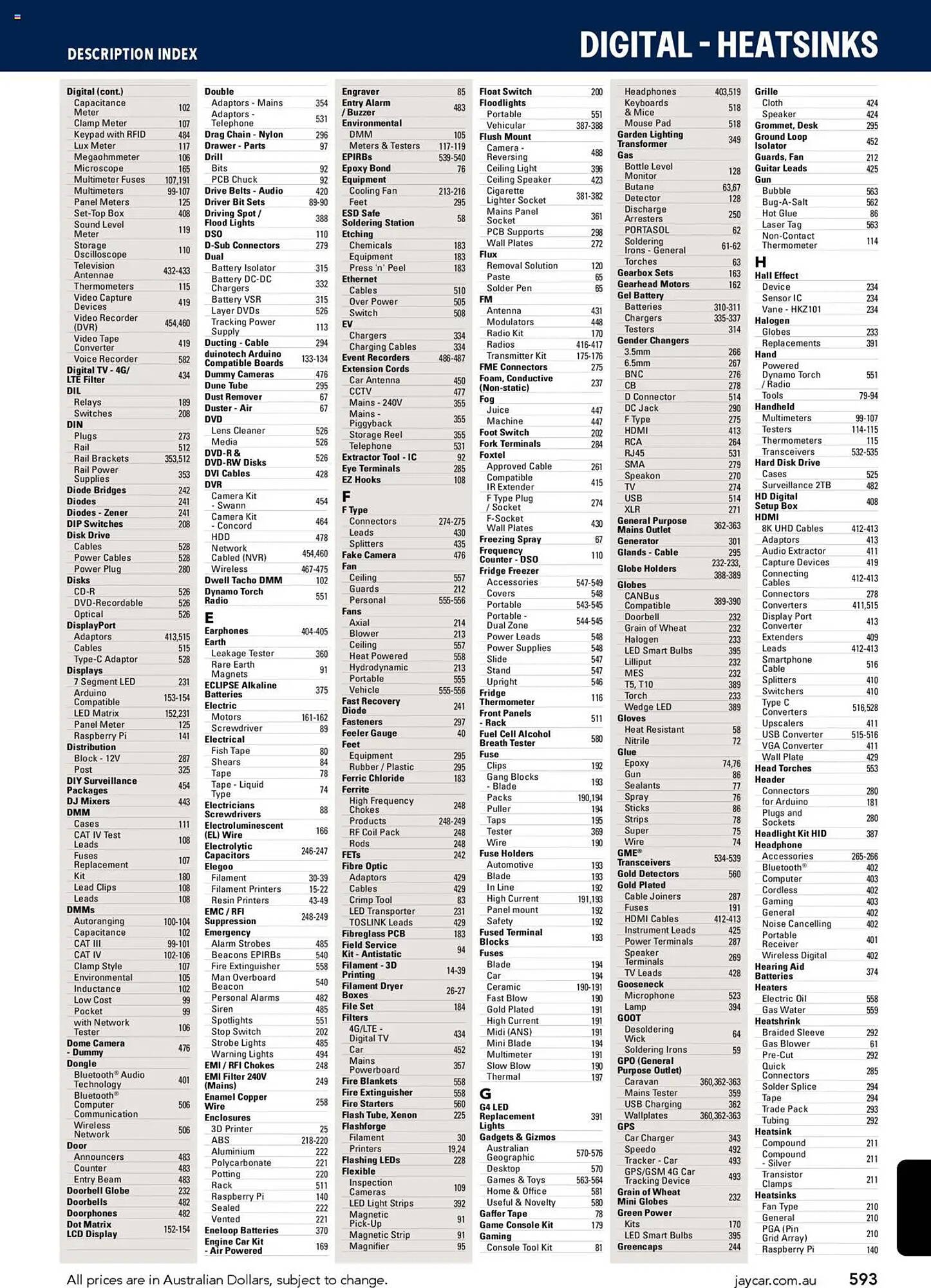 Jaycar Electronics catalogue (2025-07-08 - 2026-07-09)