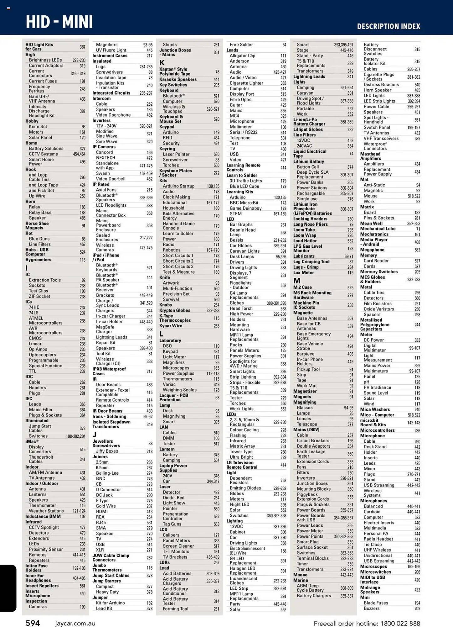 Jaycar Electronics catalogue (2025-07-08 - 2026-07-09)
