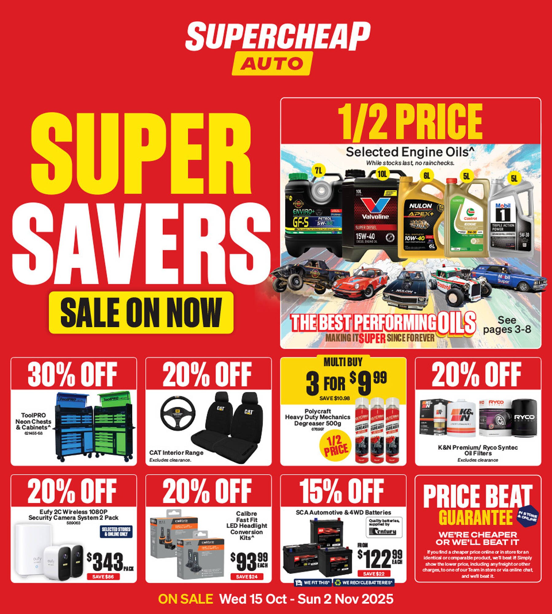 SuperCheap Auto catalogue (2025-10-15 - 2025-11-02) | 1