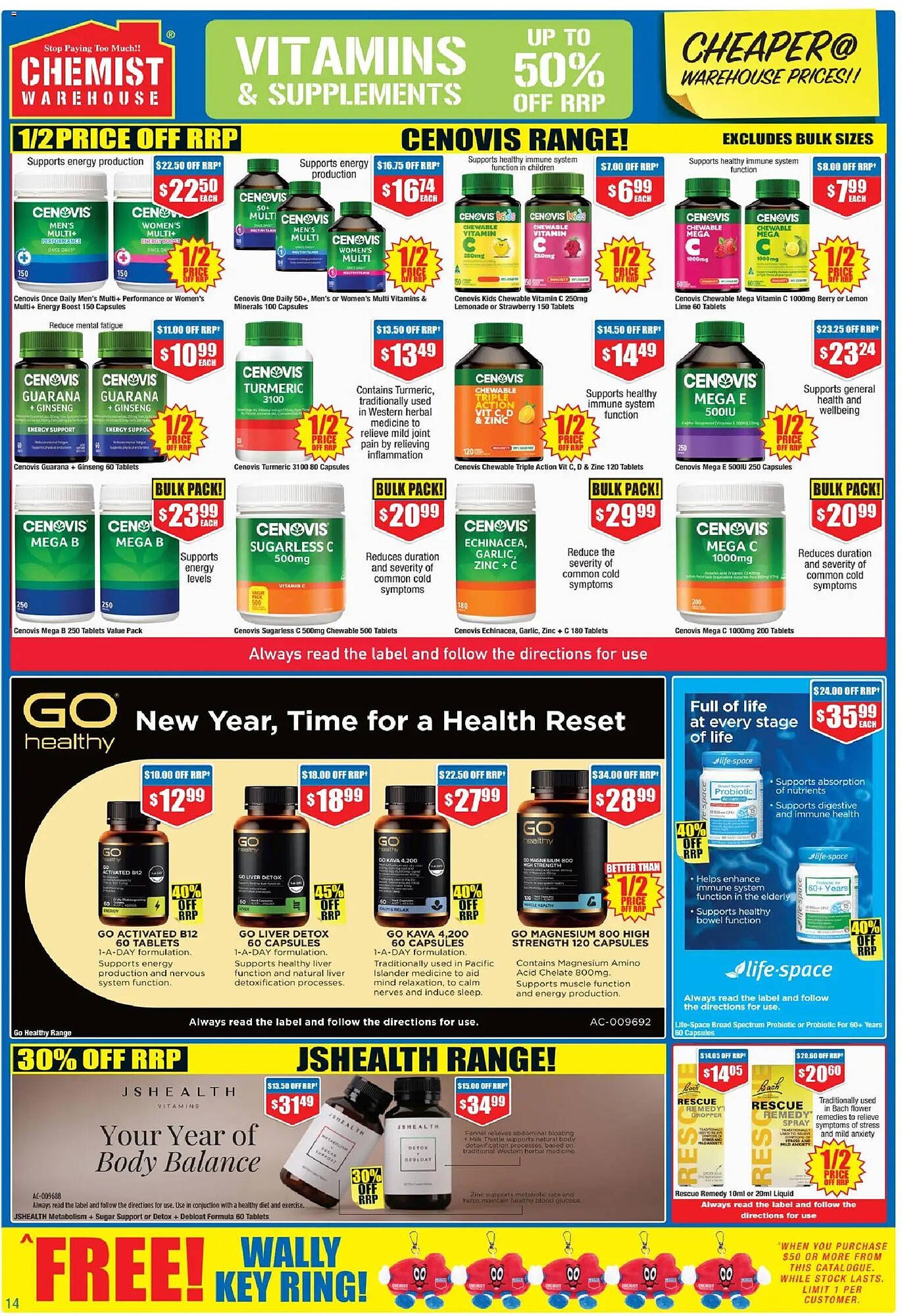 Chemist Warehouse catalogue (2026-01-01 - 2026-01-14) | 14