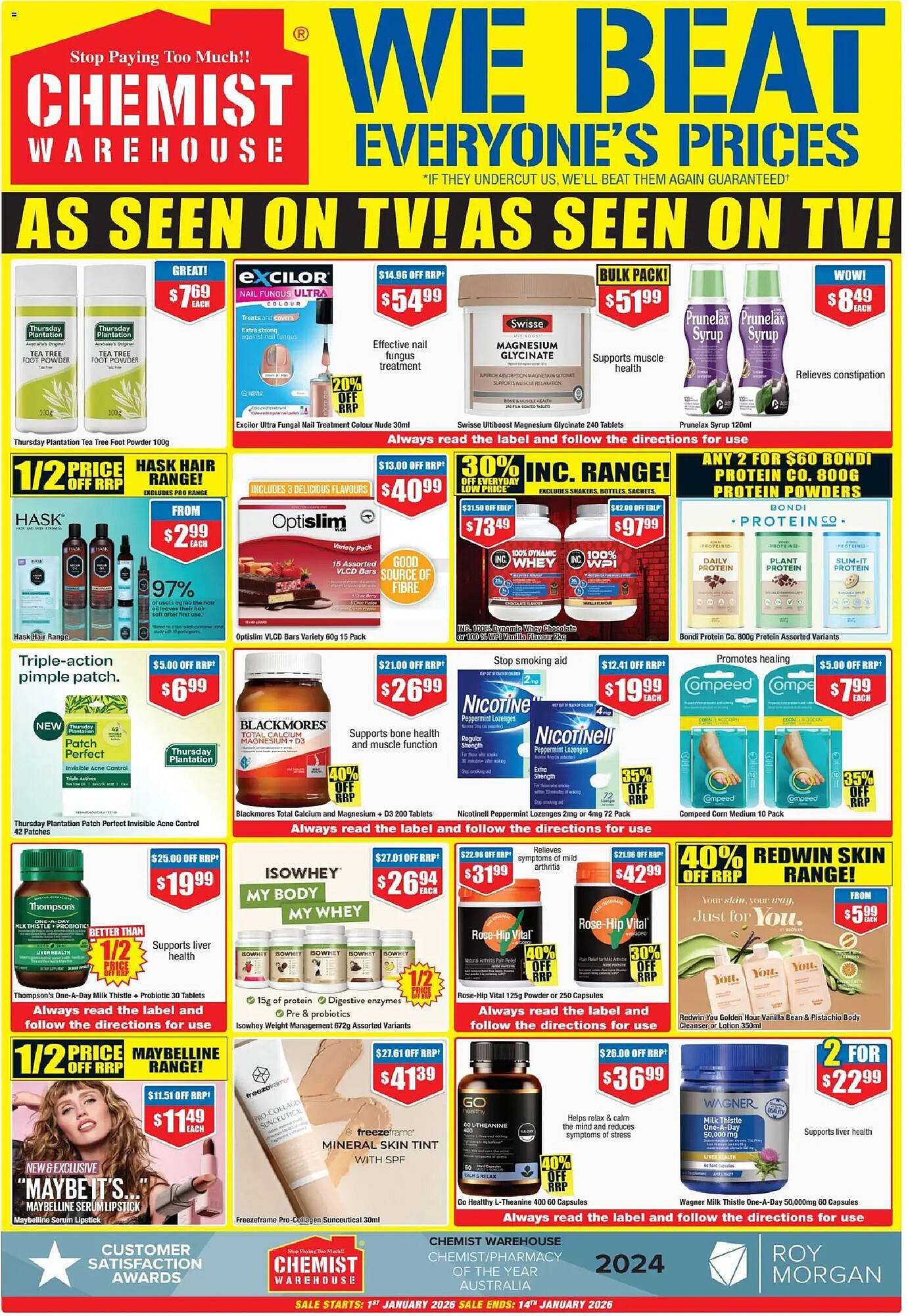 Chemist Warehouse catalogue (2026-01-01 - 2026-01-14) | 3