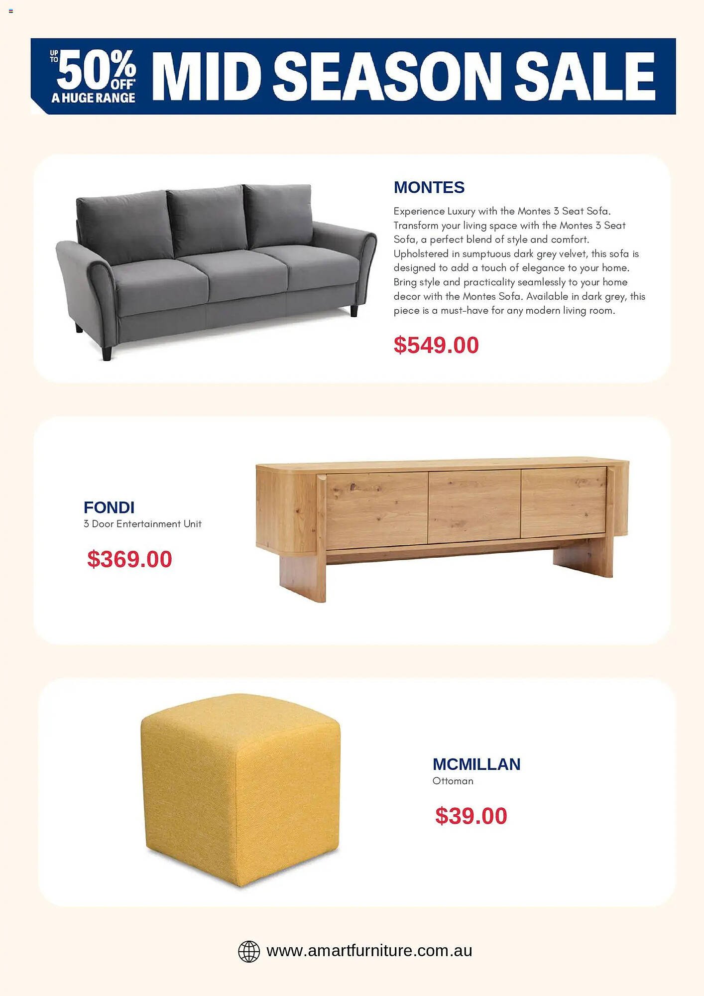 Amart Furniture catalogue (2026-03-19 - 2026-03-27) | 2