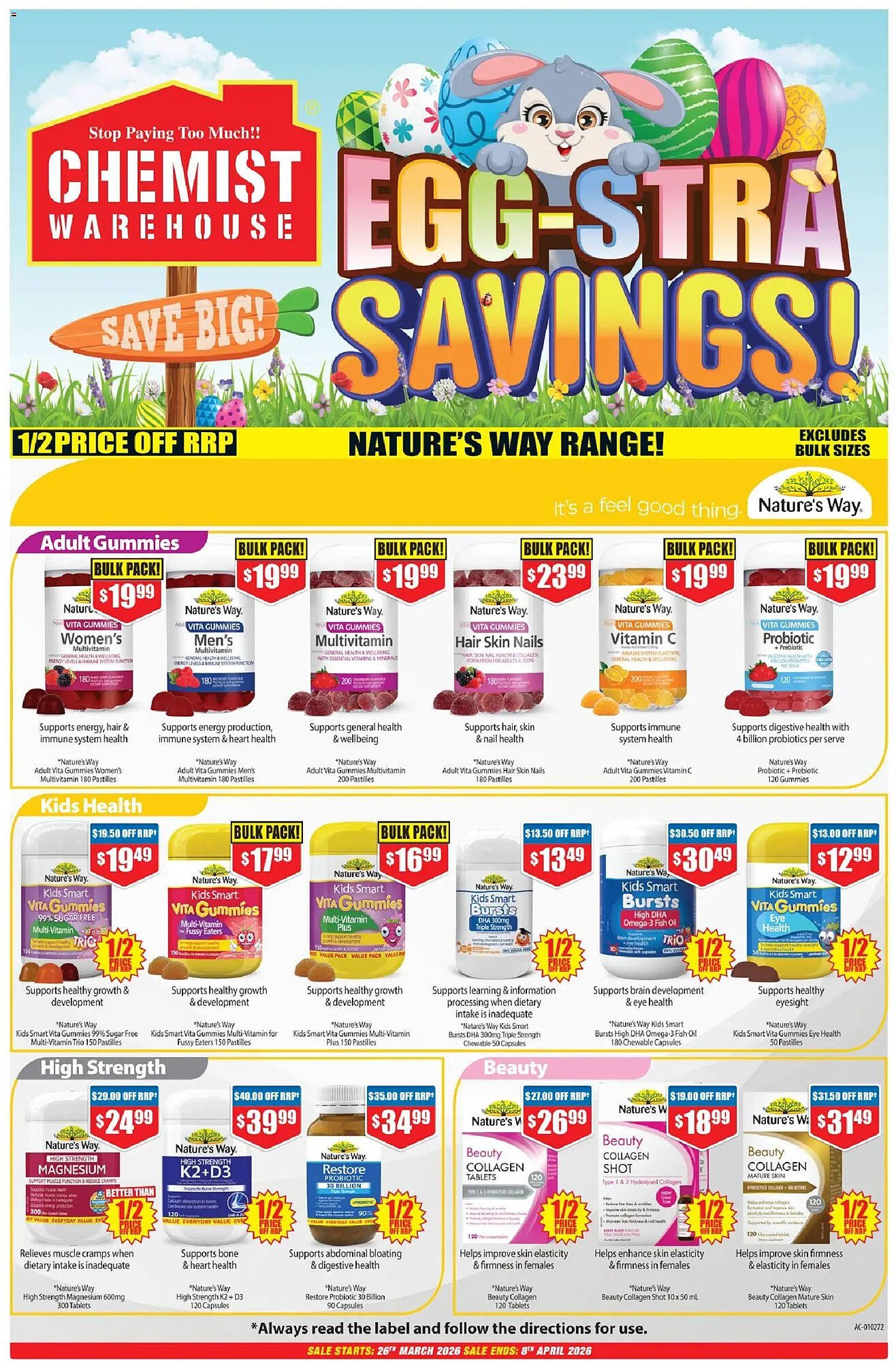 Chemist Warehouse catalogue (2026-03-25 - 2026-04-08) | 1