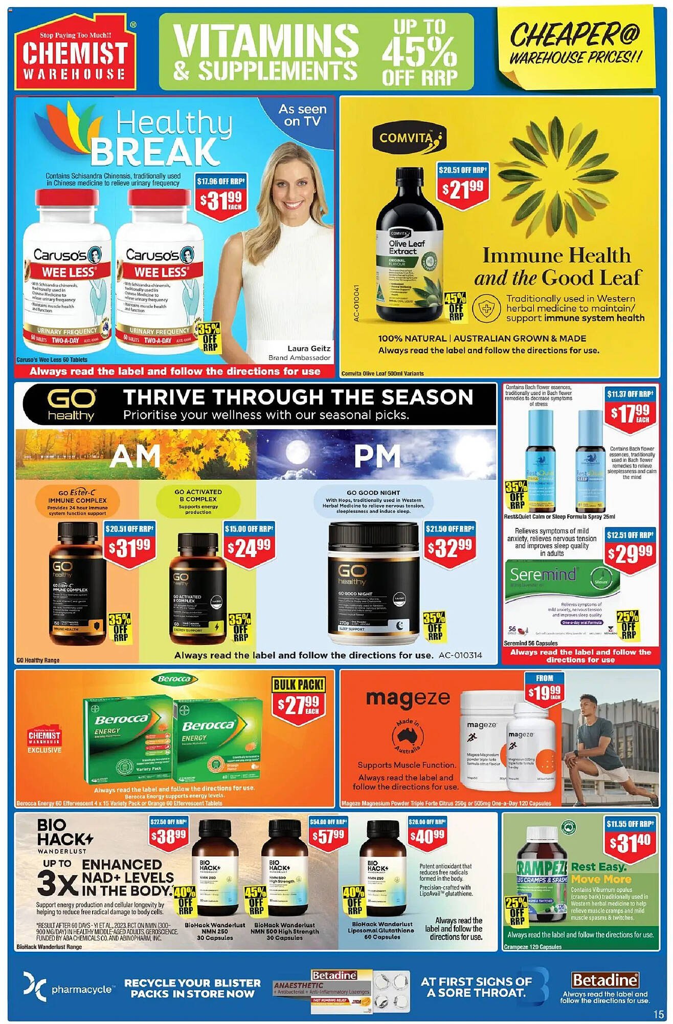 Chemist Warehouse catalogue (2026-03-25 - 2026-04-08) | 15