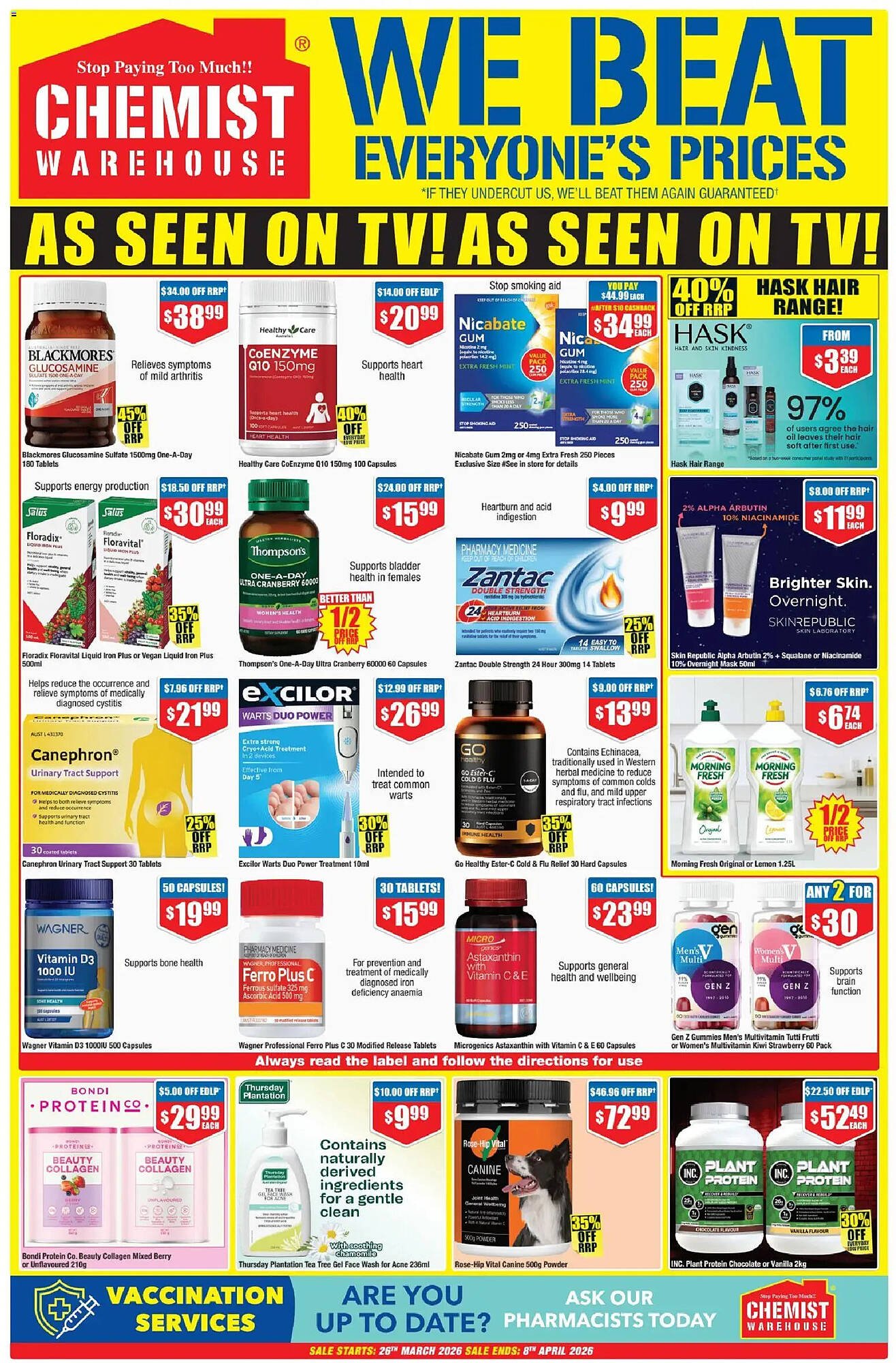 Chemist Warehouse catalogue (2026-03-25 - 2026-04-08) | 3