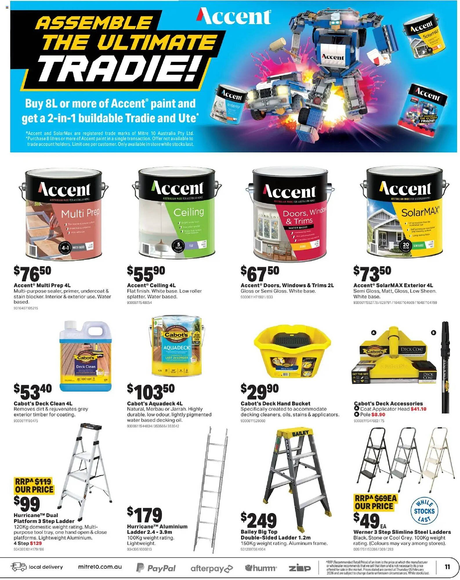 Mitre 10 catalogue (2026-03-18 - 2026-04-06) | 11