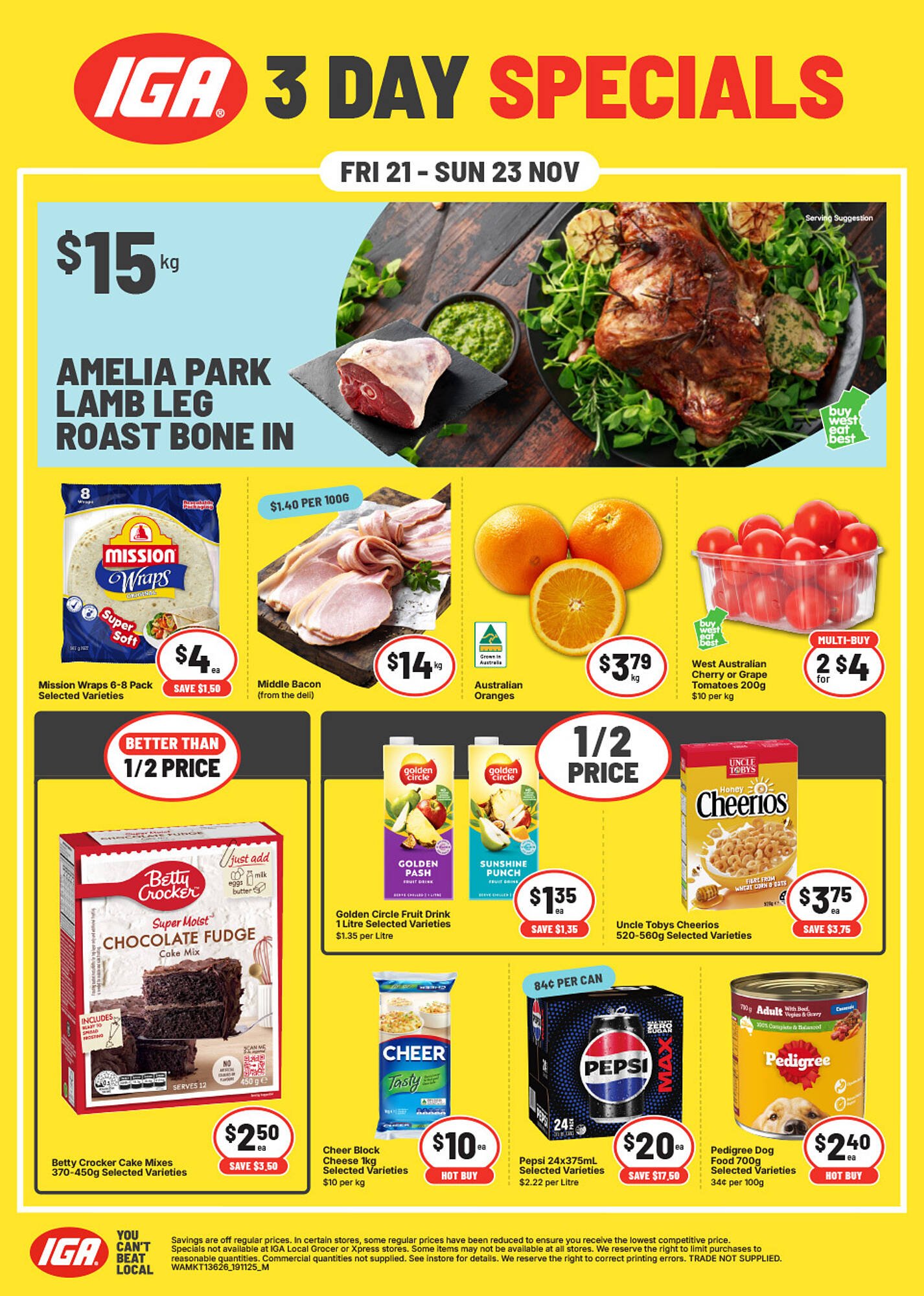 IGA catalogue (2025-11-21 - 2025-11-23) | 1