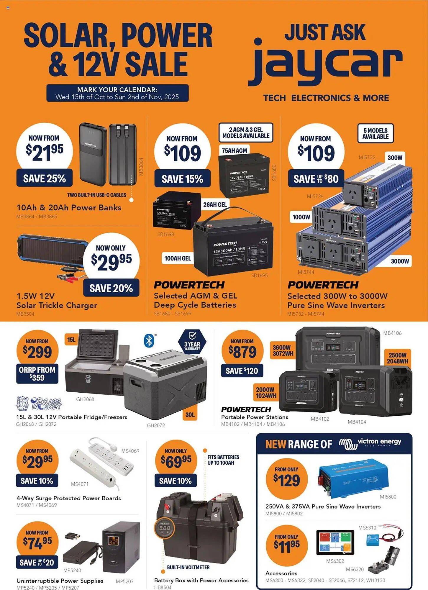 Jaycar Electronics catalogue (2025-10-15 - 2025-11-02) | 1