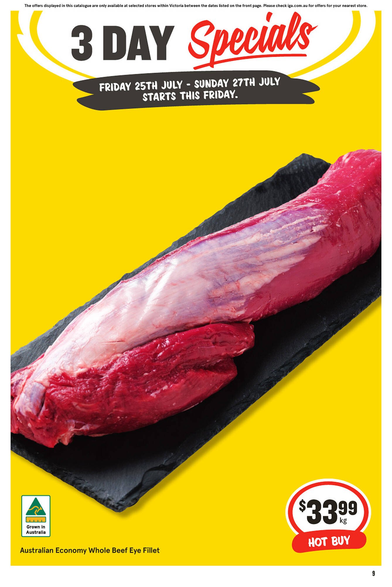 IGA catalogue (2025-07-25 - 2025-07-27) | 1