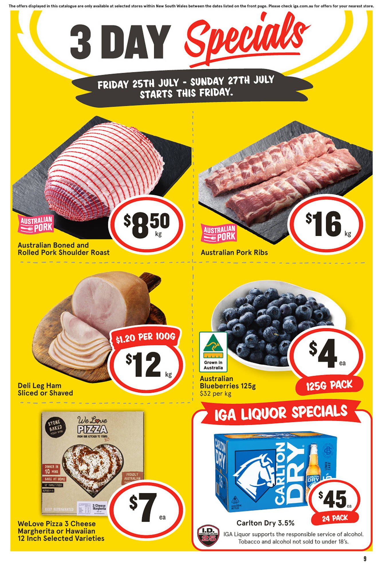 IGA catalogue (2025-07-25 - 2025-07-27) | 1