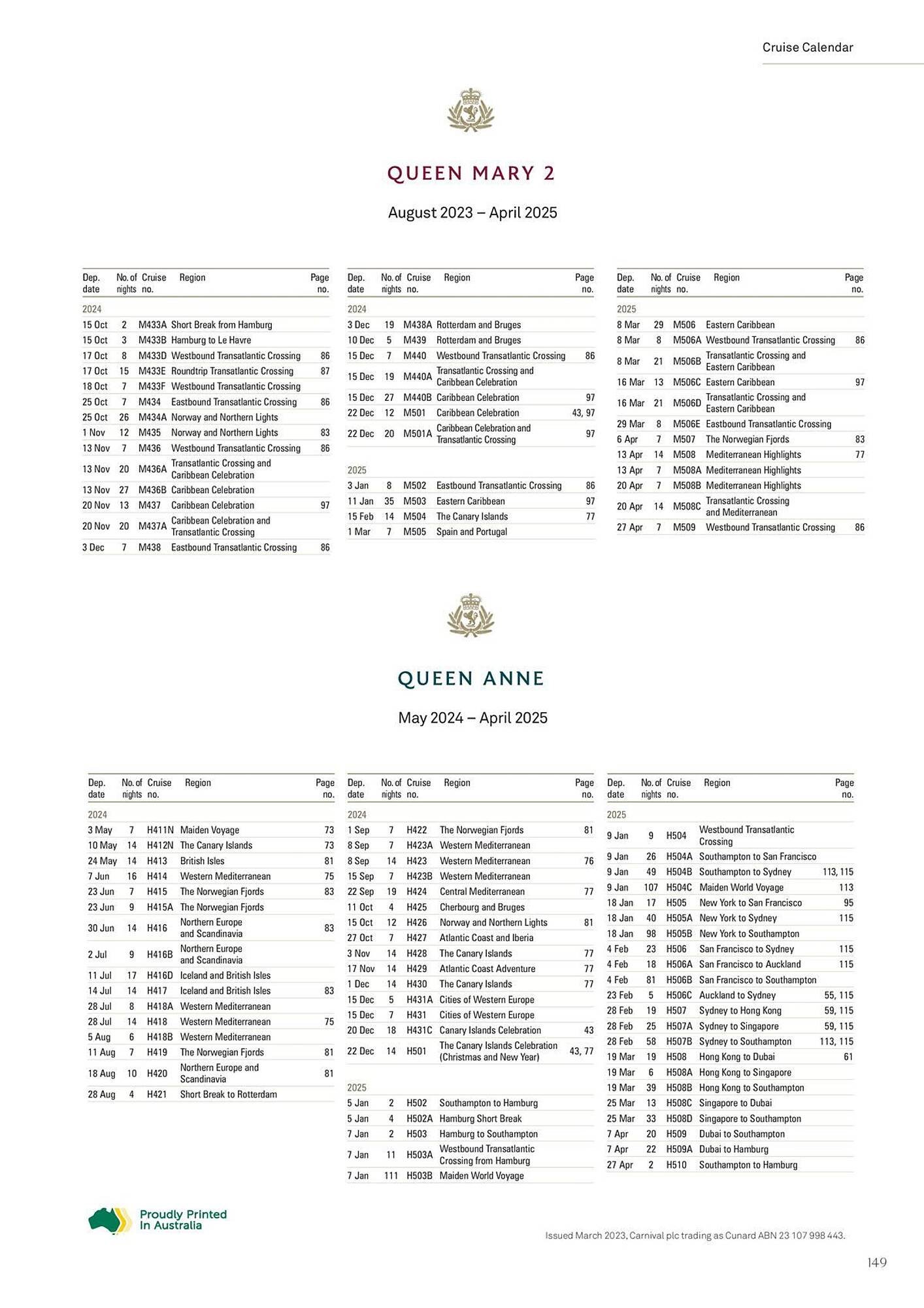 Flight Centre catalogue (2024-02-01 - 2025-12-31)