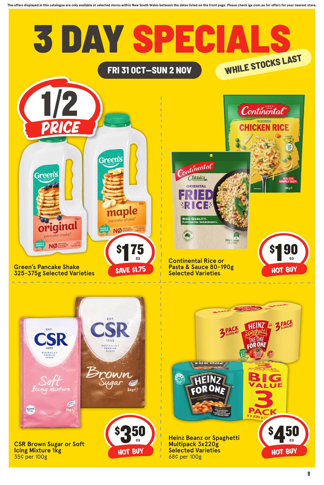 IGA catalogue (2025-10-31 - 2025-11-02) | 3