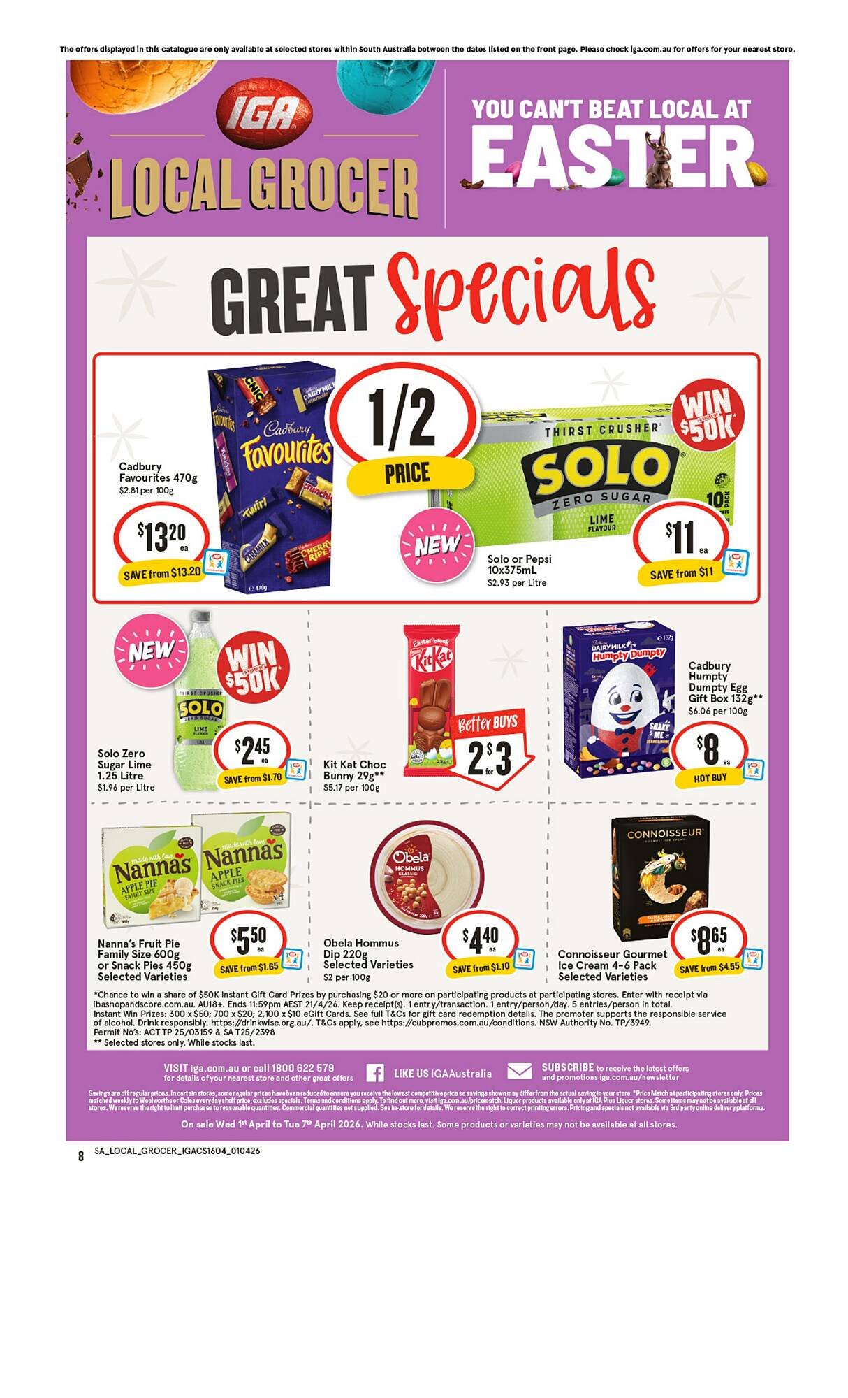 IGA catalogue (2026-04-01 - 2026-04-07) | 2