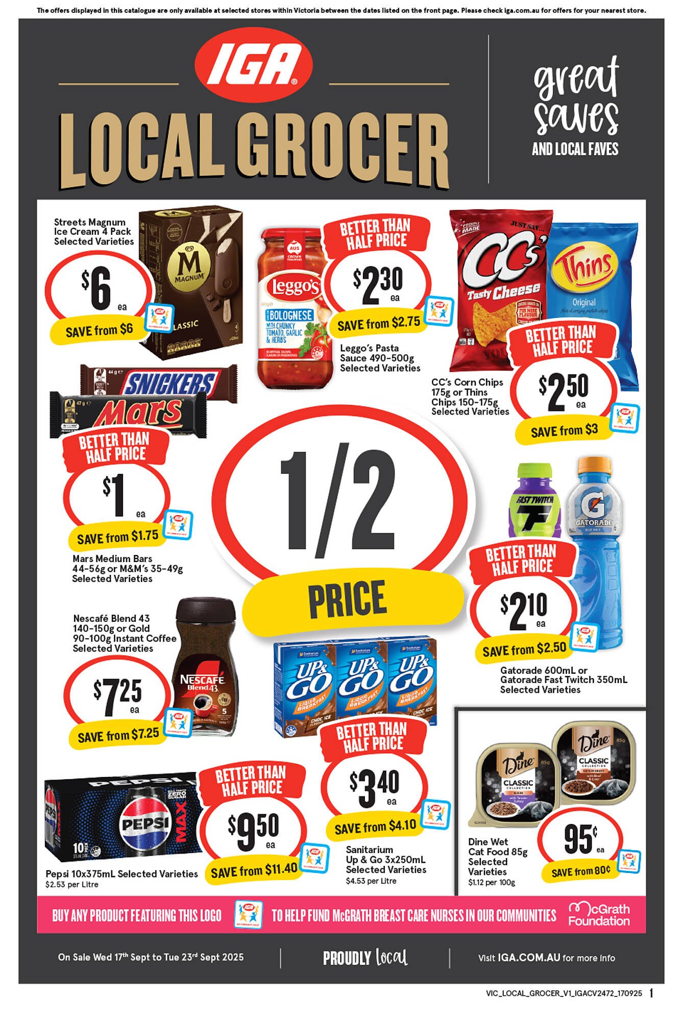 IGA catalogue (2025-09-17 - 2025-09-23) | 1