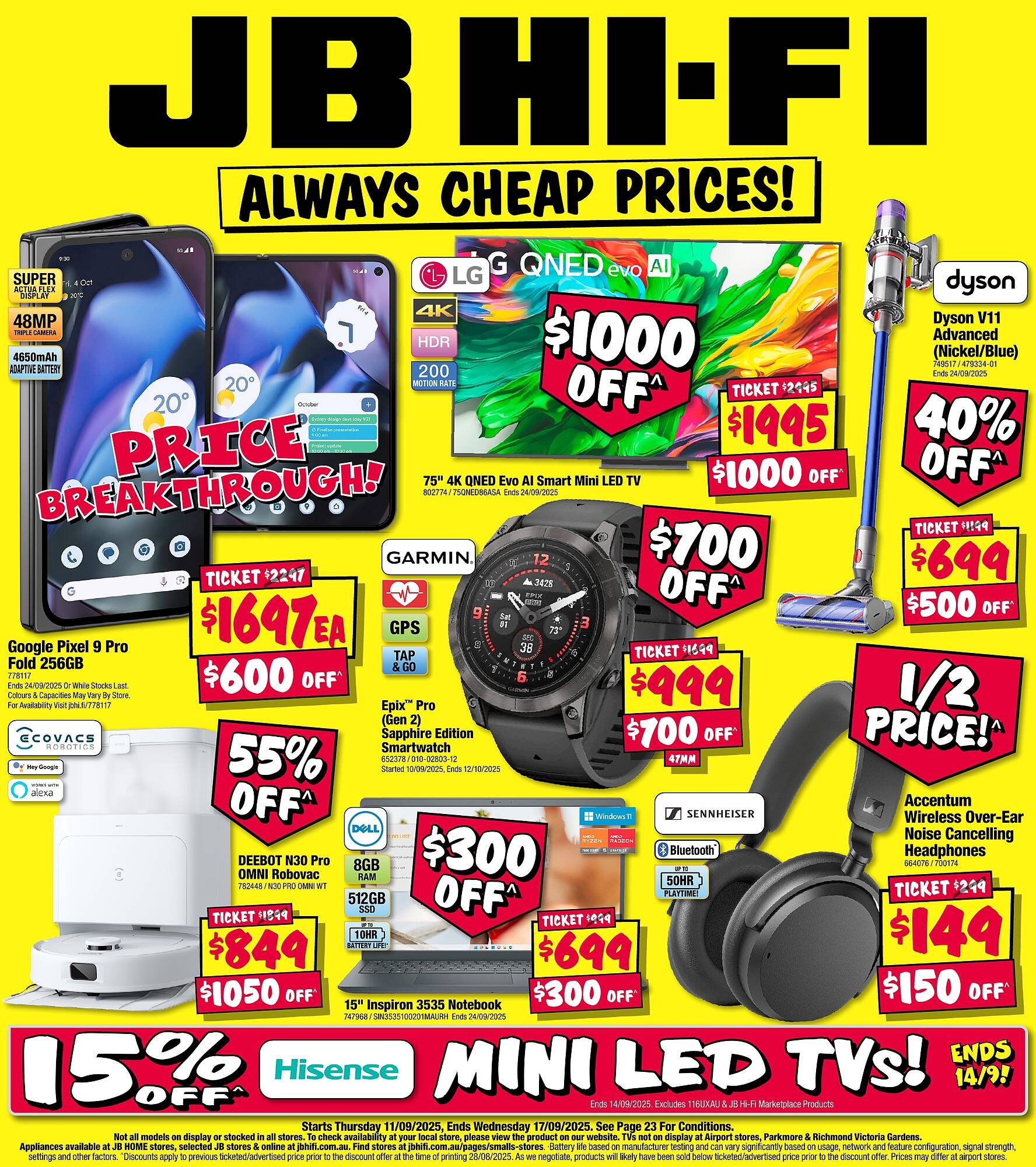JB Hi-Fi catalogue (2025-09-11 - 2025-09-17) | 1