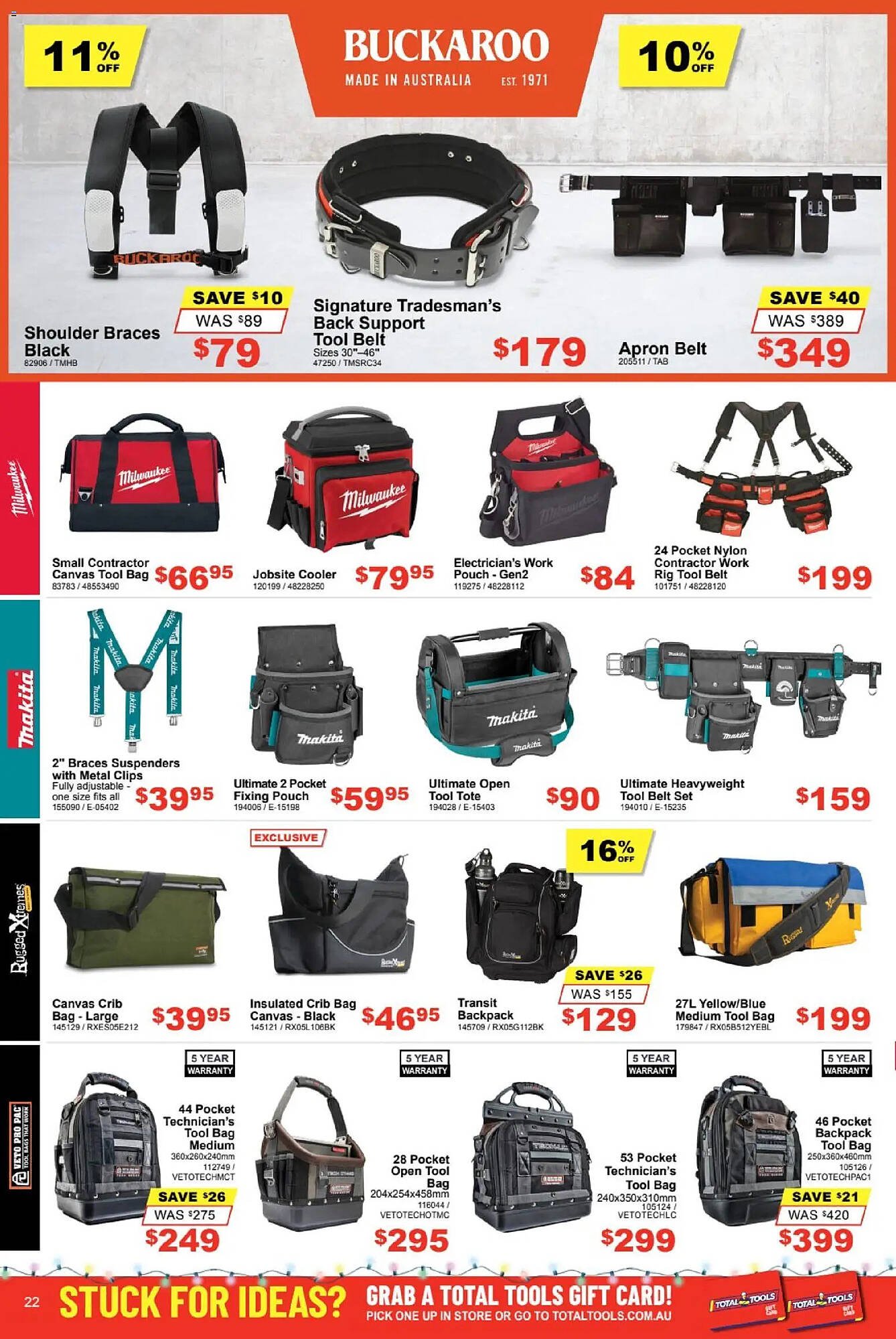 Total Tools catalogue (2025-12-01 - 2025-12-24) | 20