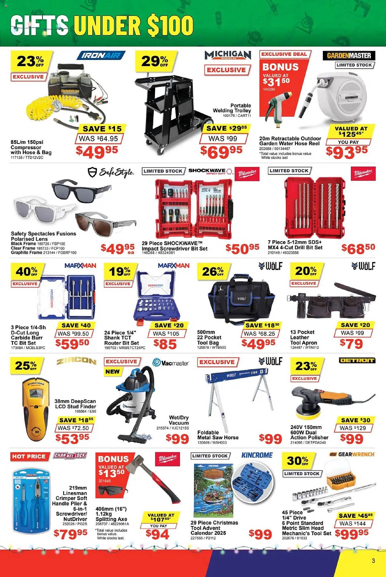 Total Tools catalogue (2025-12-01 - 2025-12-24) | 3
