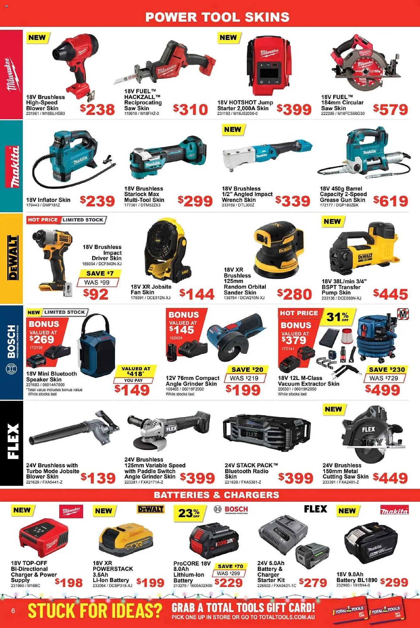 Total Tools catalogue (2025-12-01 - 2025-12-24) | 6