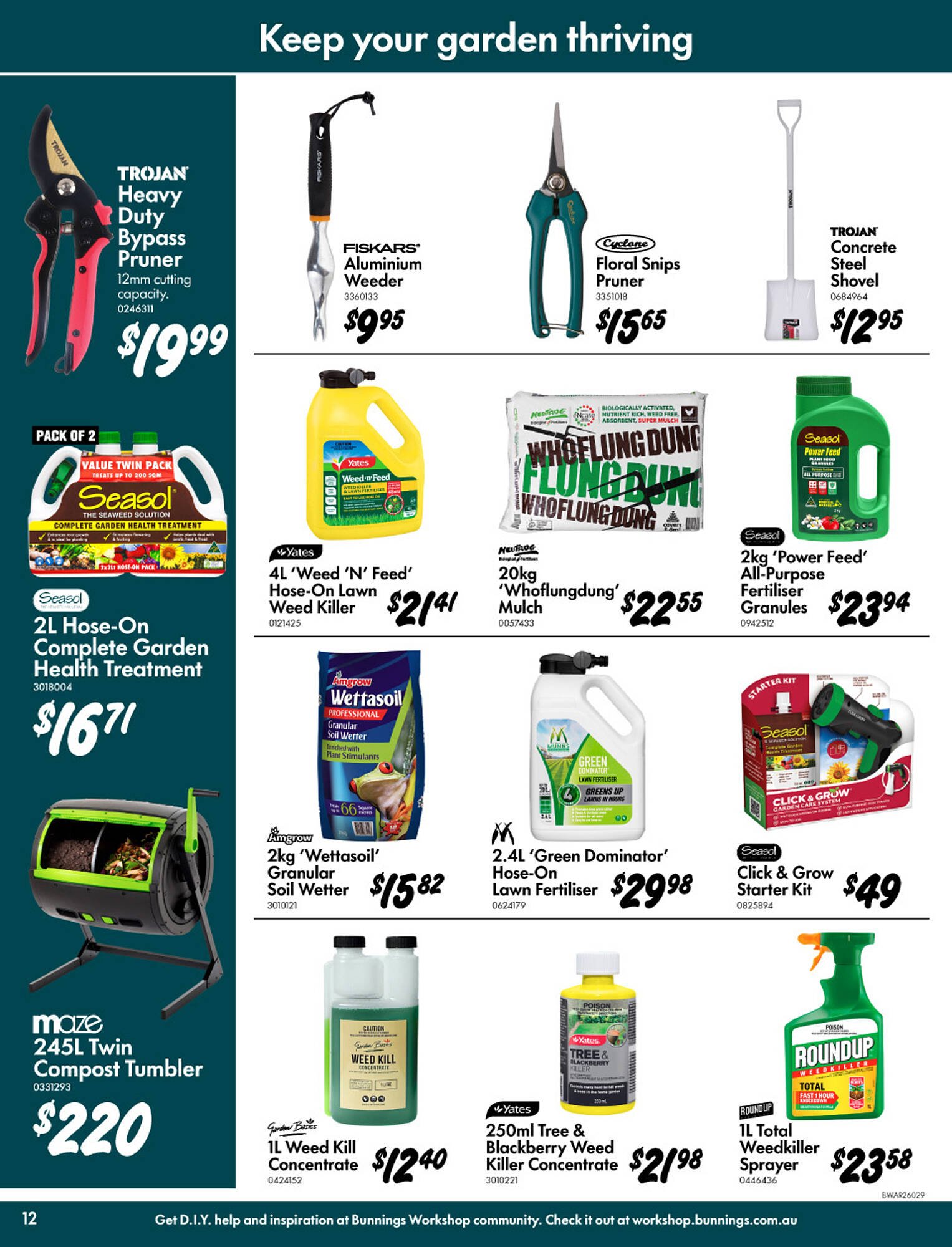 Bunnings catalogue (2026-01-07 - 2026-02-01) | 12