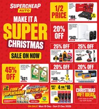 SuperCheap Auto catalogue (2025-12-15 - 2025-12-21)