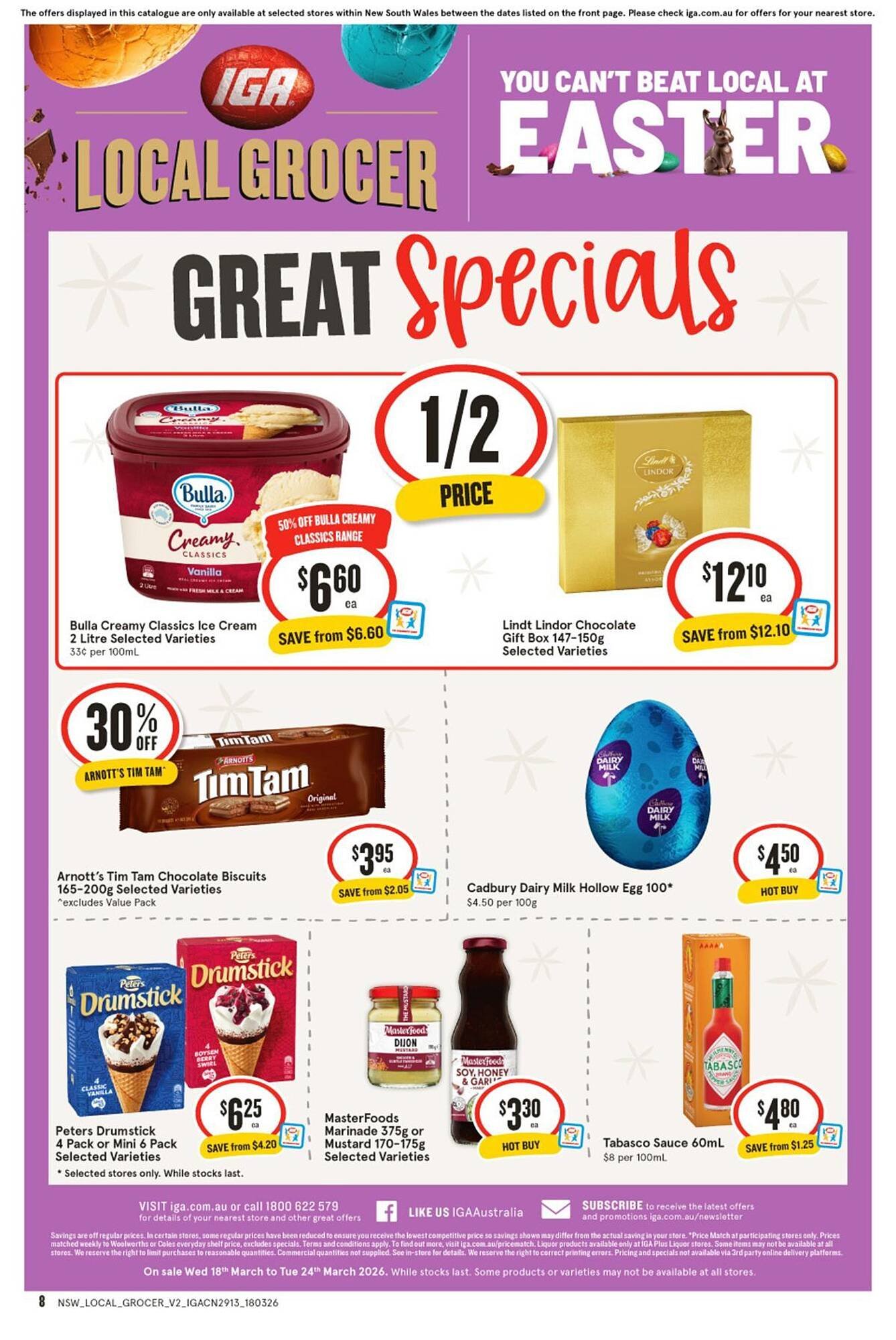 IGA catalogue (2026-03-18 - 2026-03-24) | 2