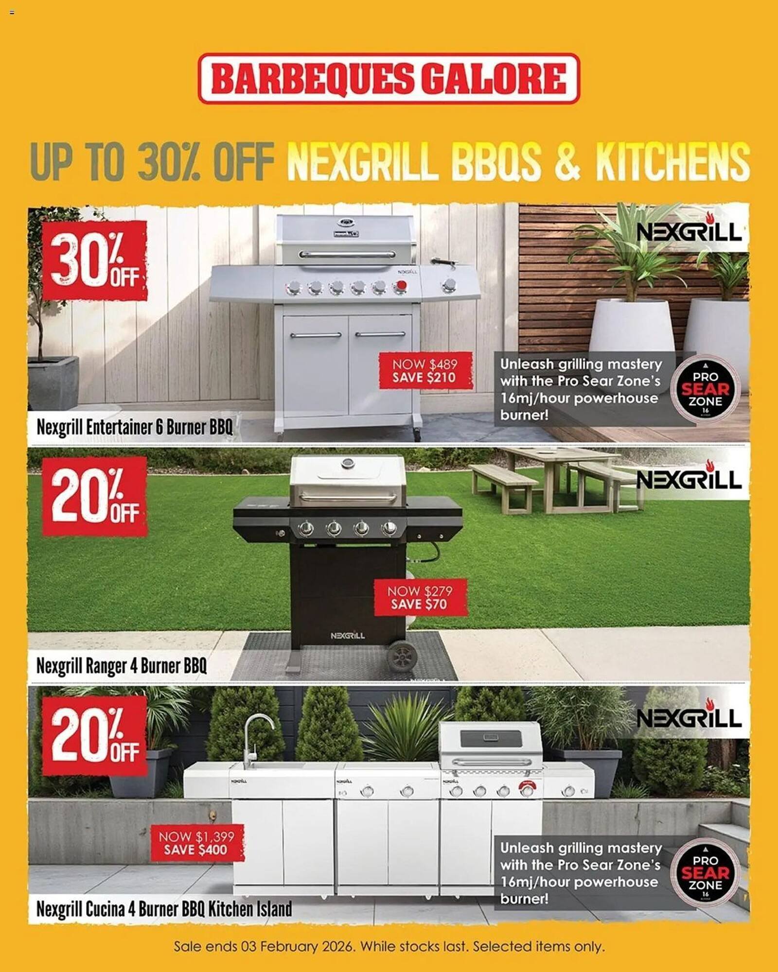 Barbeques Galore catalogue (2026-01-23 - 2026-02-03) | 3