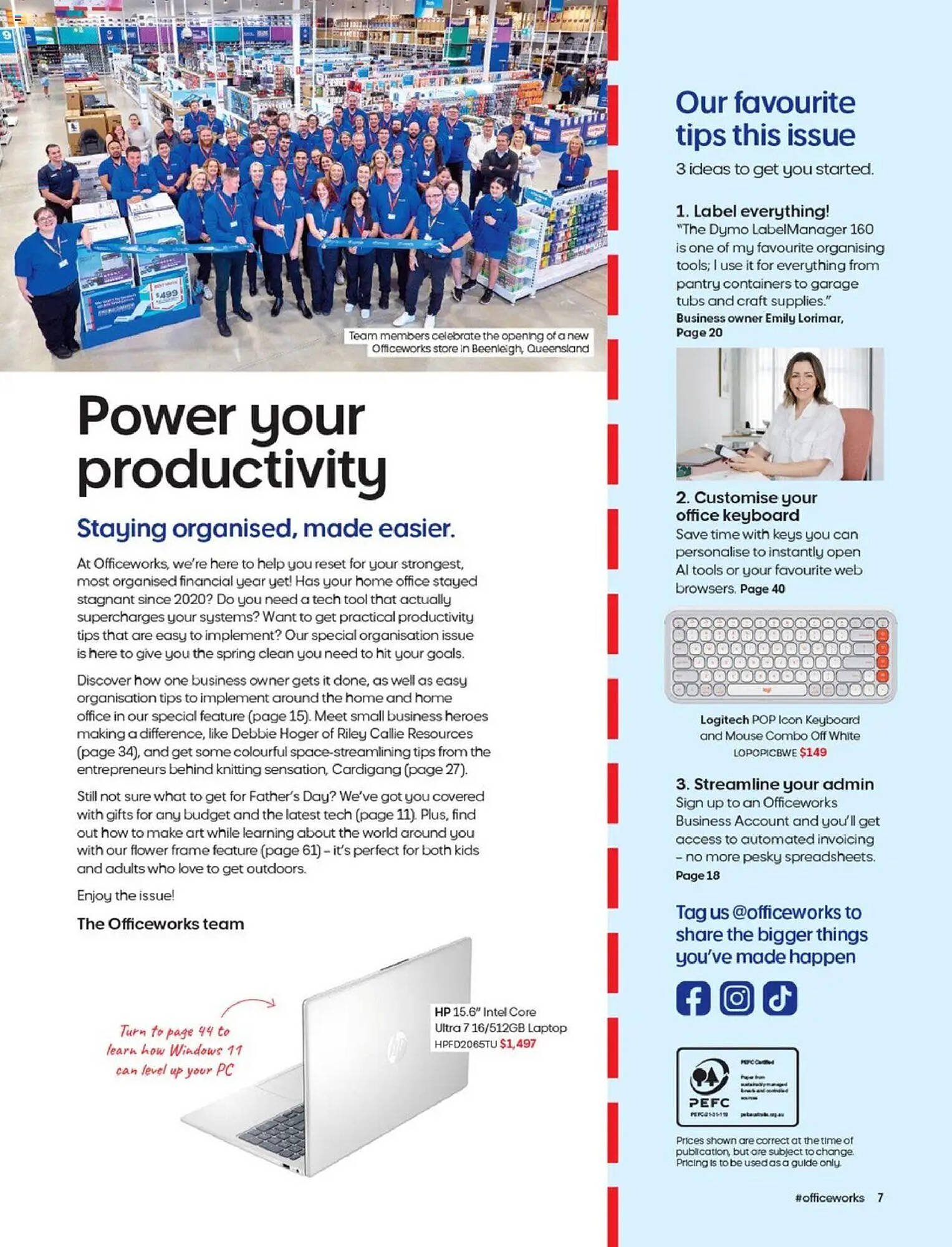 Officeworks catalogue (2025-08-12 - 2026-01-16)