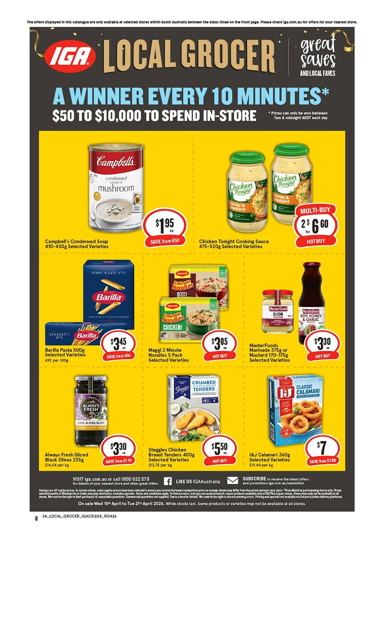 IGA catalogue (2026-04-15 - 2026-04-21) | 2