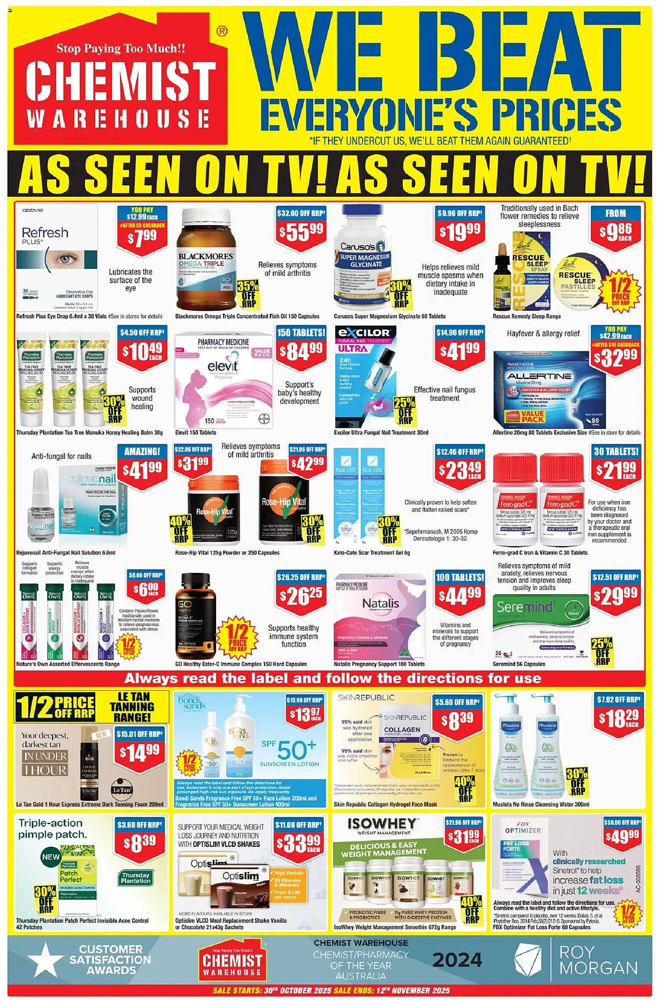 Chemist Warehouse catalogue (2025-10-30 - 2025-11-12) | 3