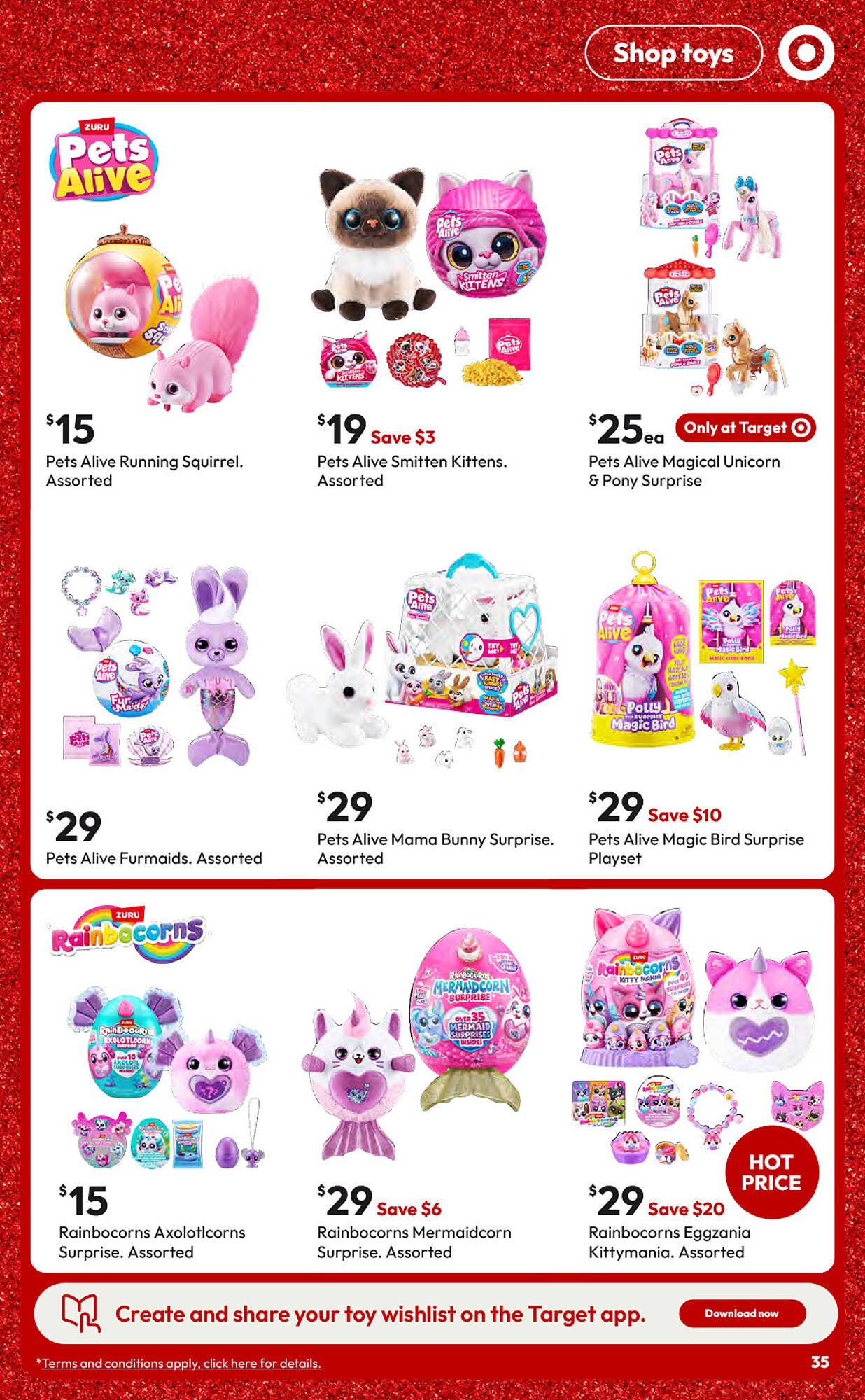 Target catalogue (2025-11-06 - 2025-11-19) | 35